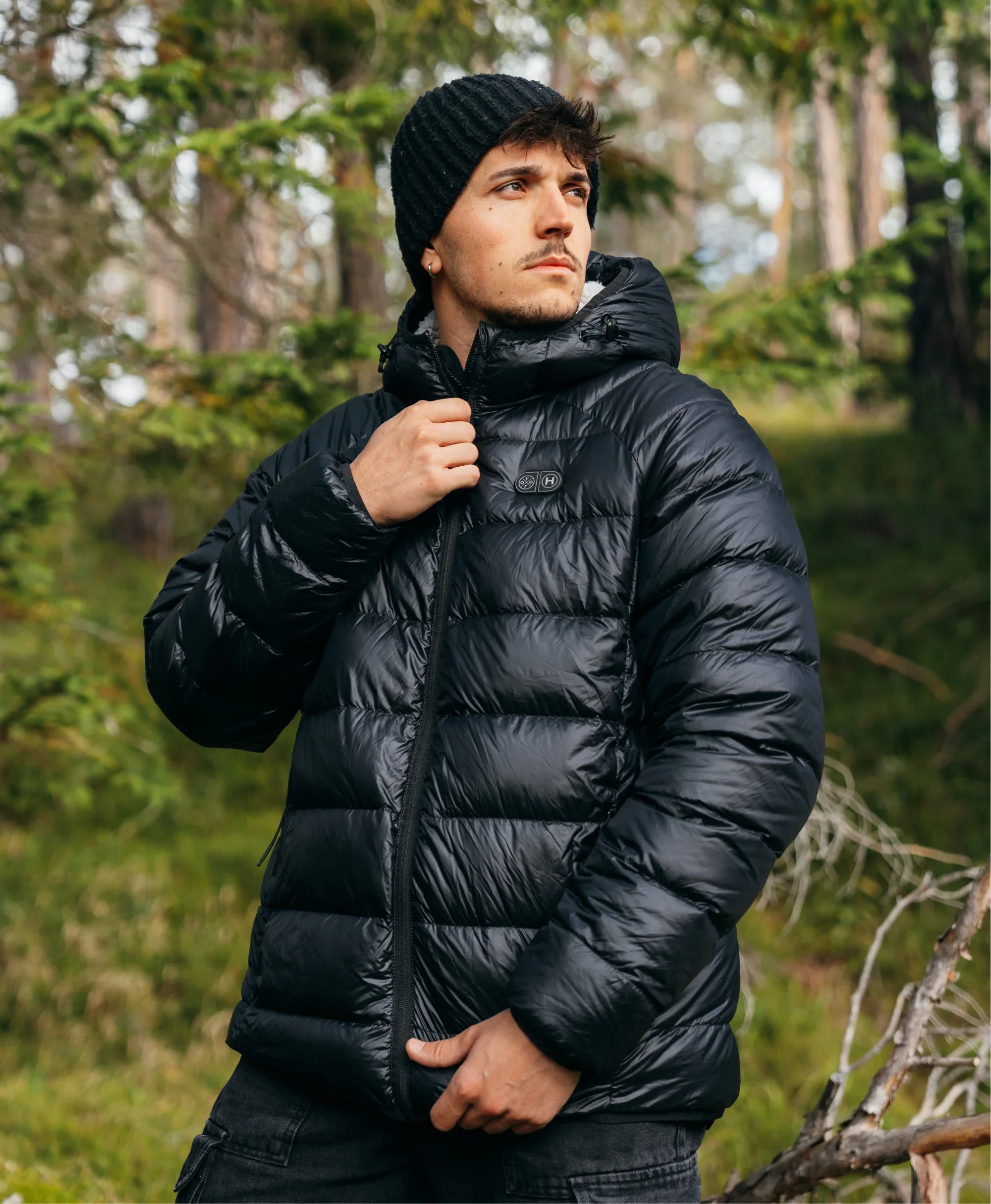 AeroPro Men's 8-Zone Packable Heated Down Jacket (Apparel Only) - Image 8