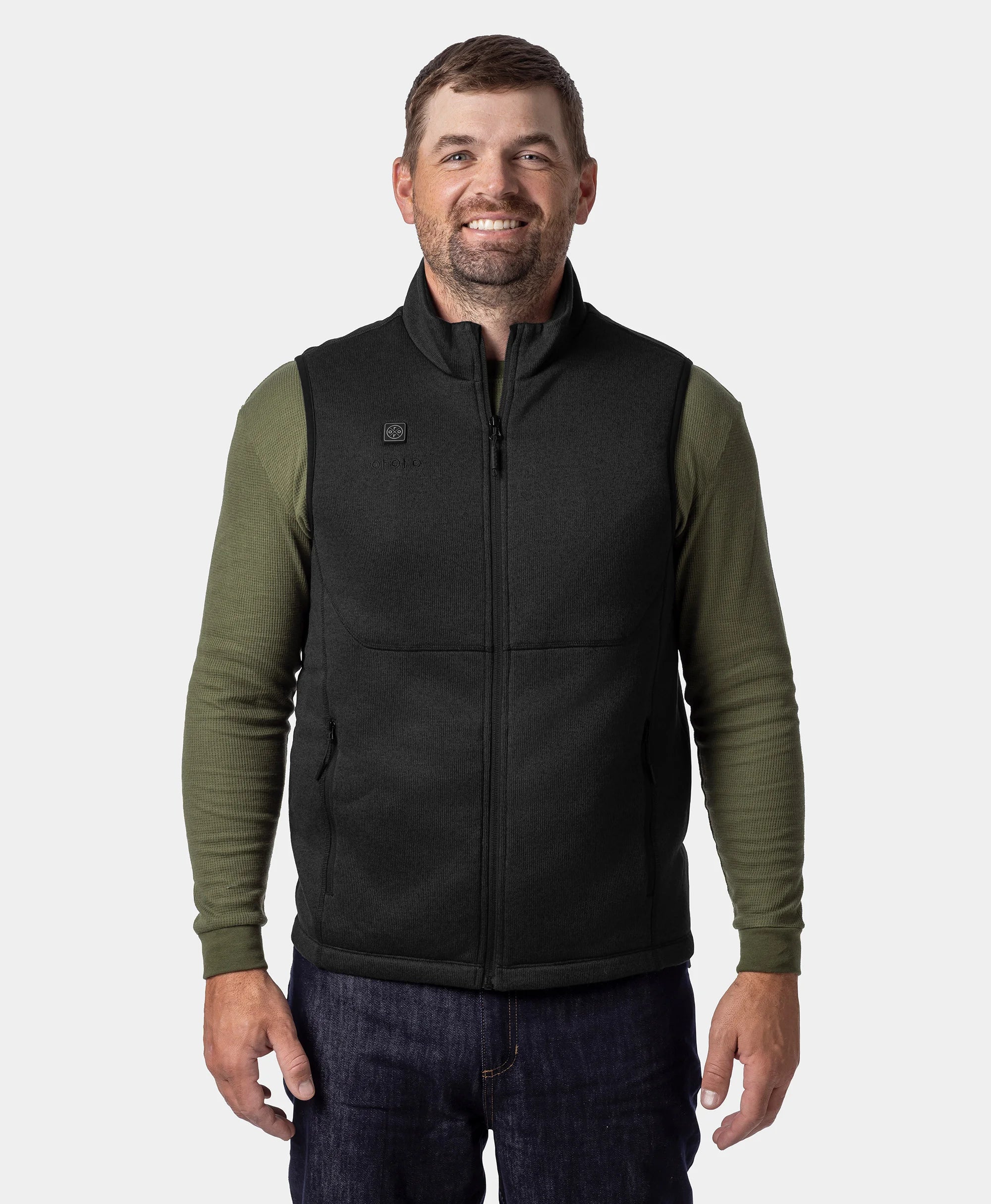 (Open-box) Augusta Tournament Men's 4-Zone Heated Sweater Fleece Vest (Battery Set Not Included) - Image 13