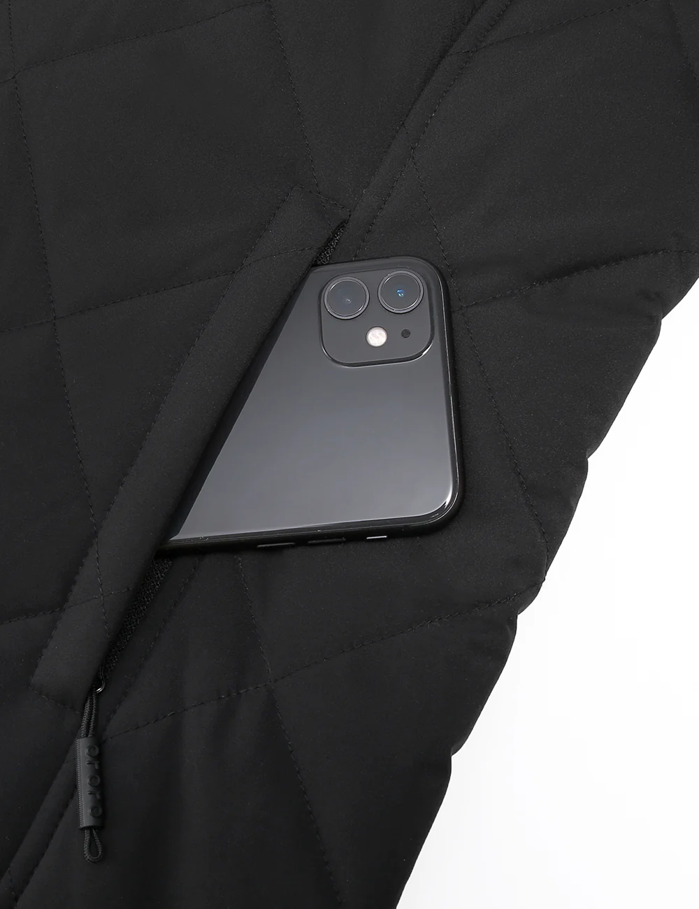 Women's Heated Quilted Vest - Black - Image 11