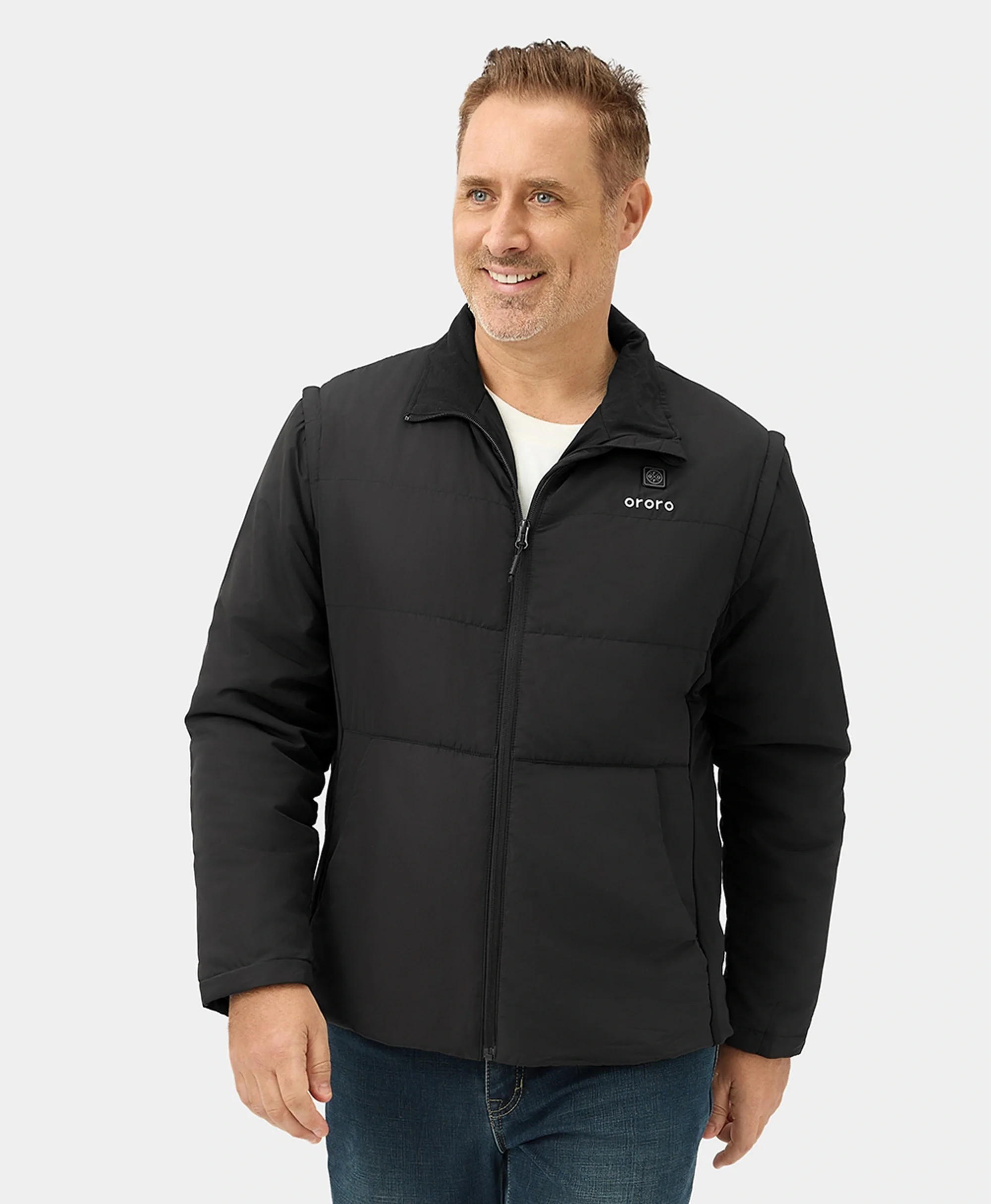 Men's Heated Golf Jacket (with Zip-Off Sleeves) (Apparel Only) - Image 9