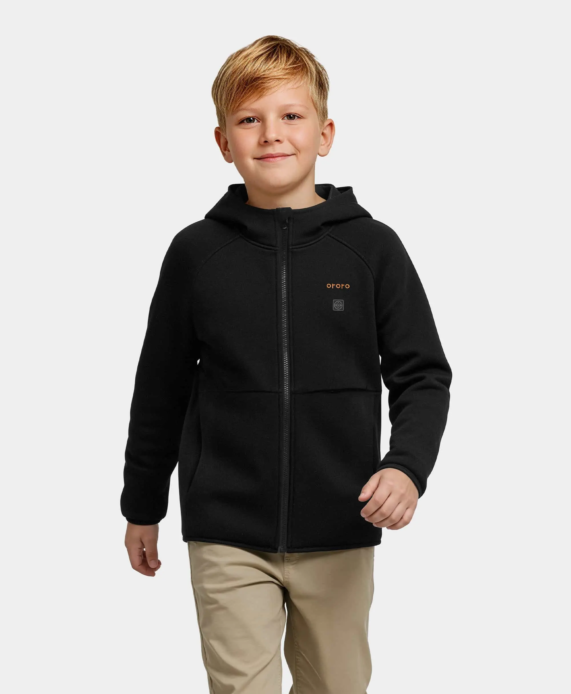 Kids' 4-Zone Heated Full-Zip Fleece Hoodie (Apparel Only) - Image 10