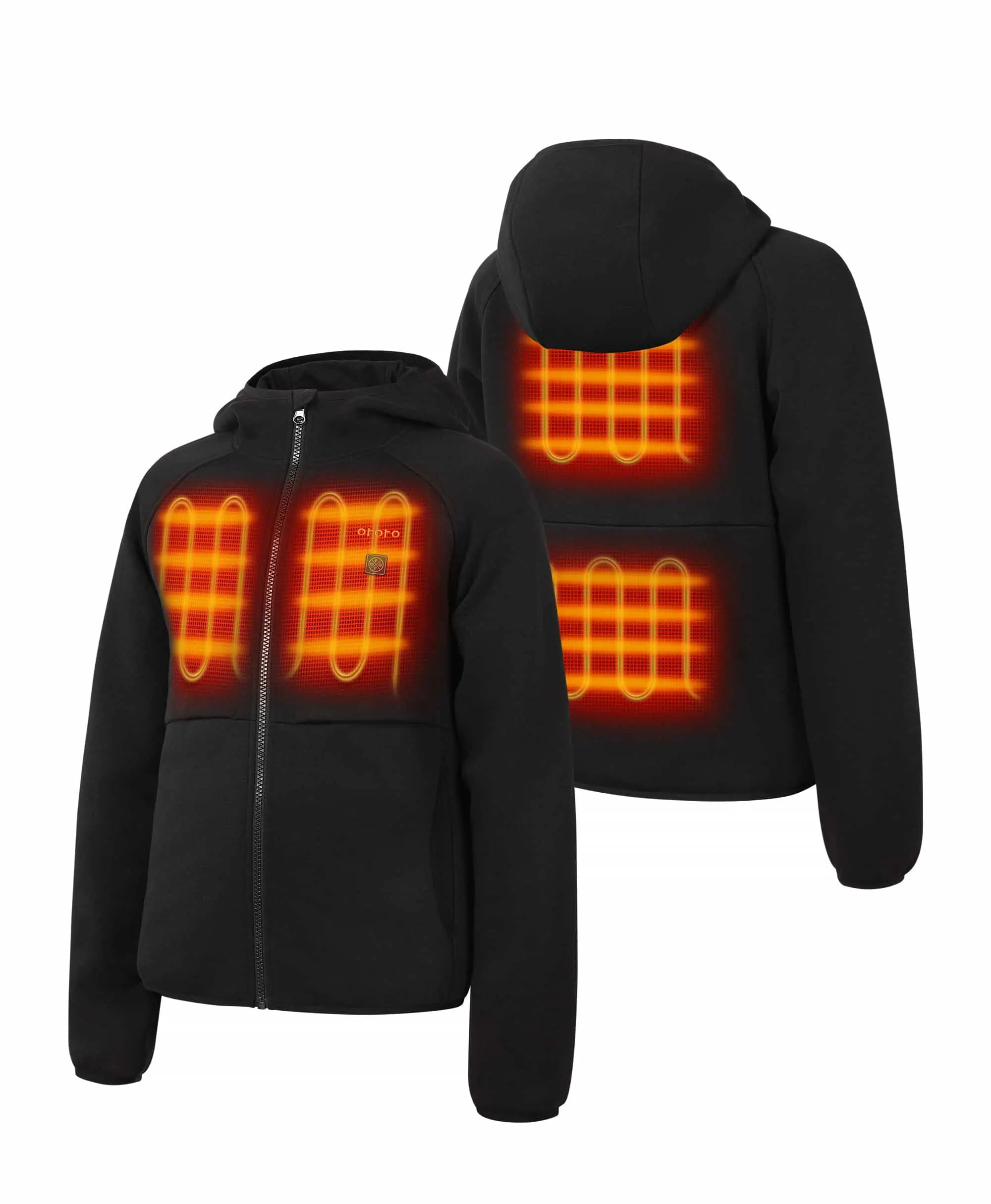 Kids' 4-Zone Heated Full-Zip Fleece Hoodie (Apparel Only) - Image 11