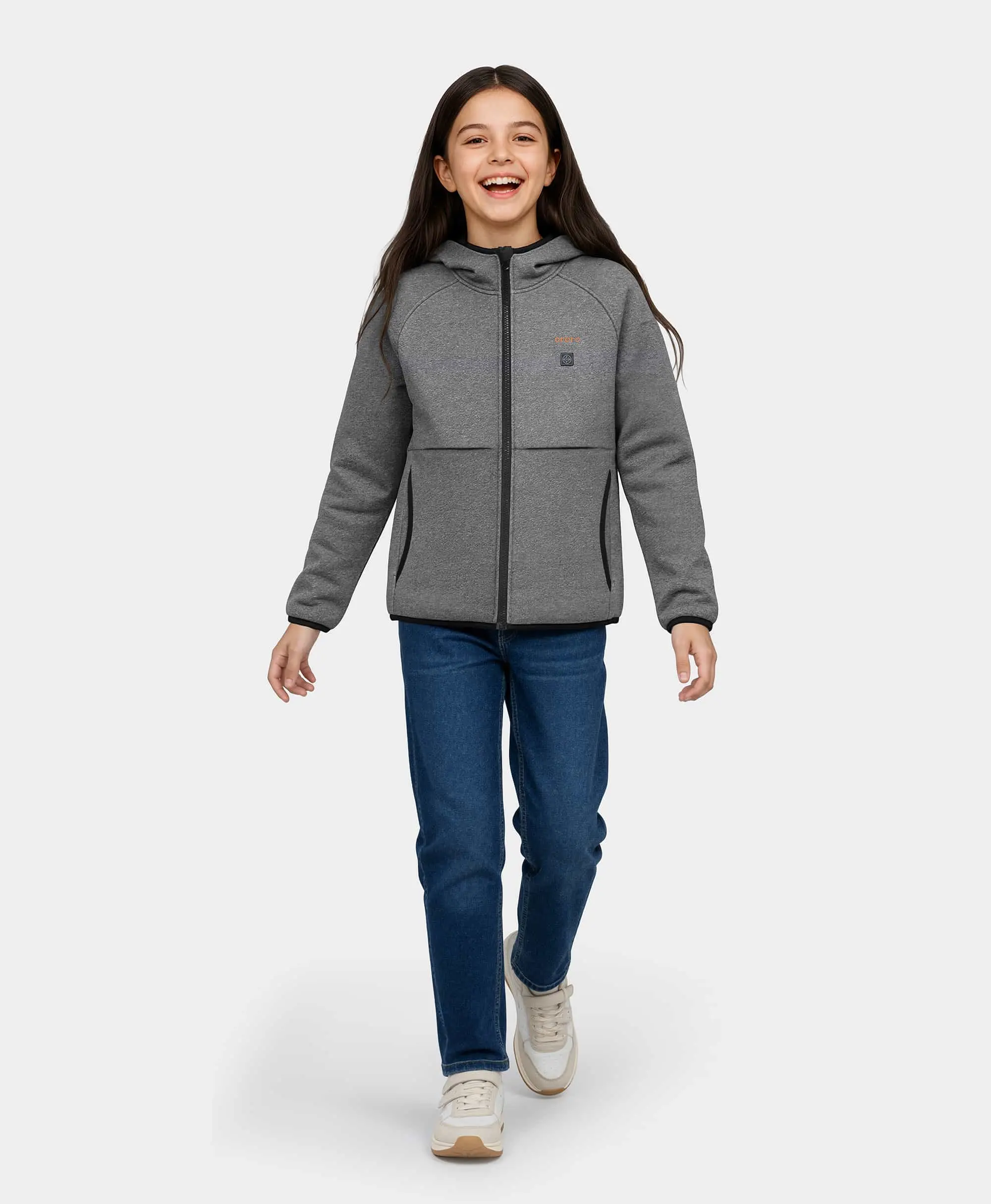Kids' 4-Zone Heated Full-Zip Fleece Hoodie (Apparel Only) - Image 3