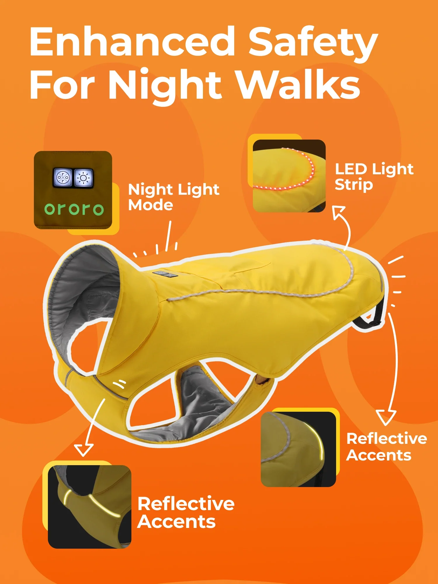 Koldpwoof 4-Zone Heated Dog Vest w/ LED Lights - Image 21