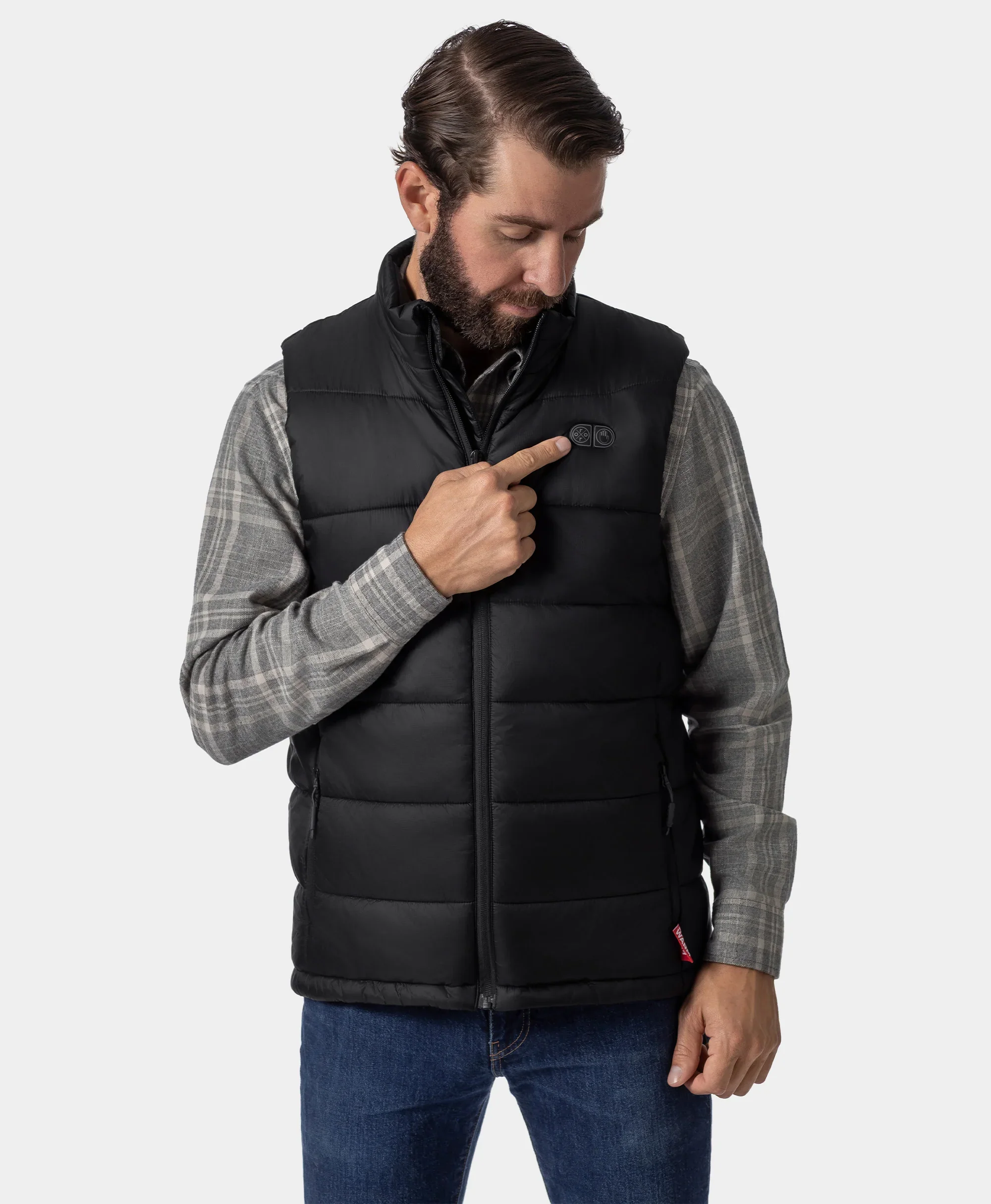 SureWarm® Men's 7-Zone Dual-Control Classic Pro Heated Vest (Lower Back Heating) - Image 5