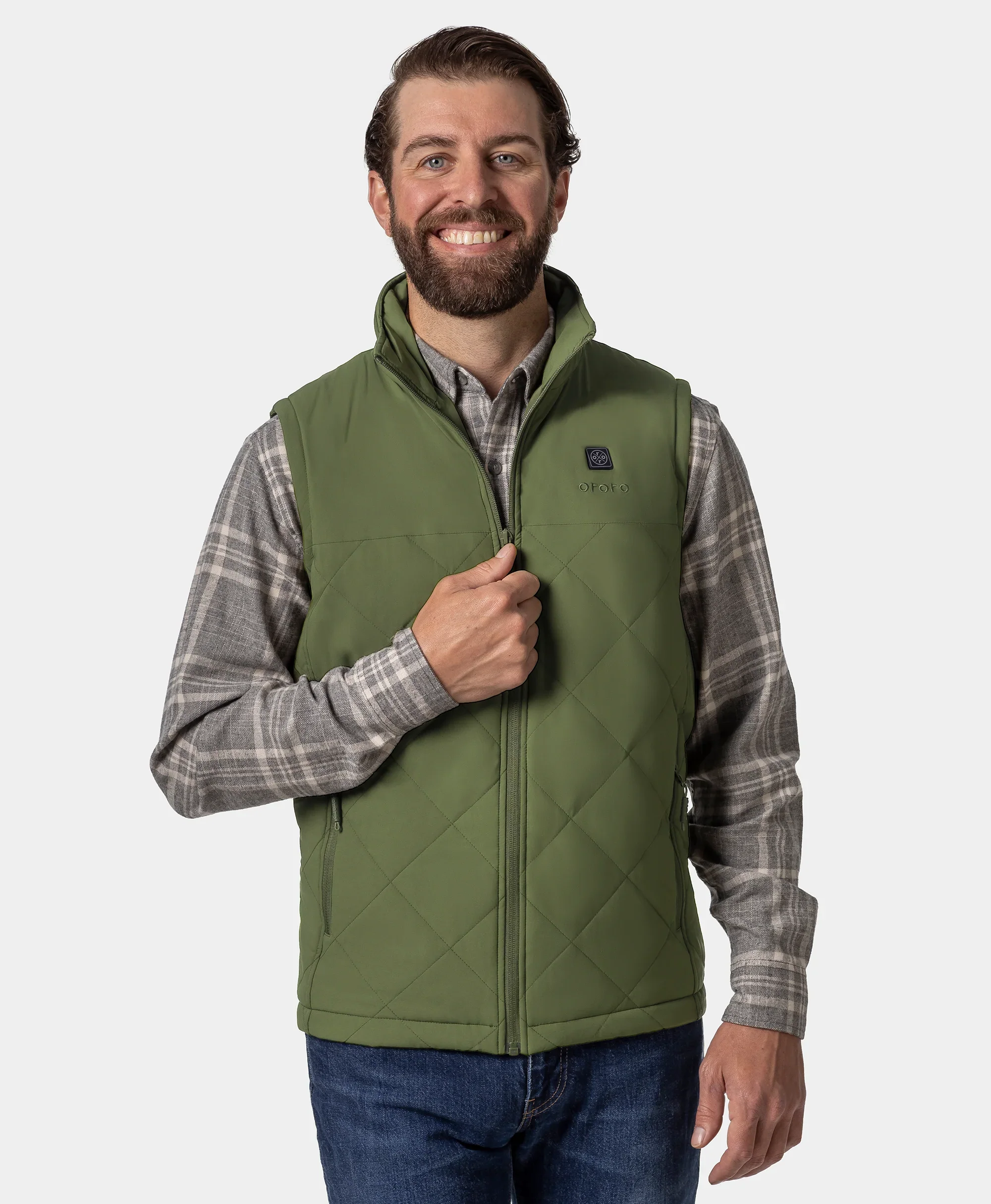 Men's Heated Quilted Vest - New Colors - Image 13