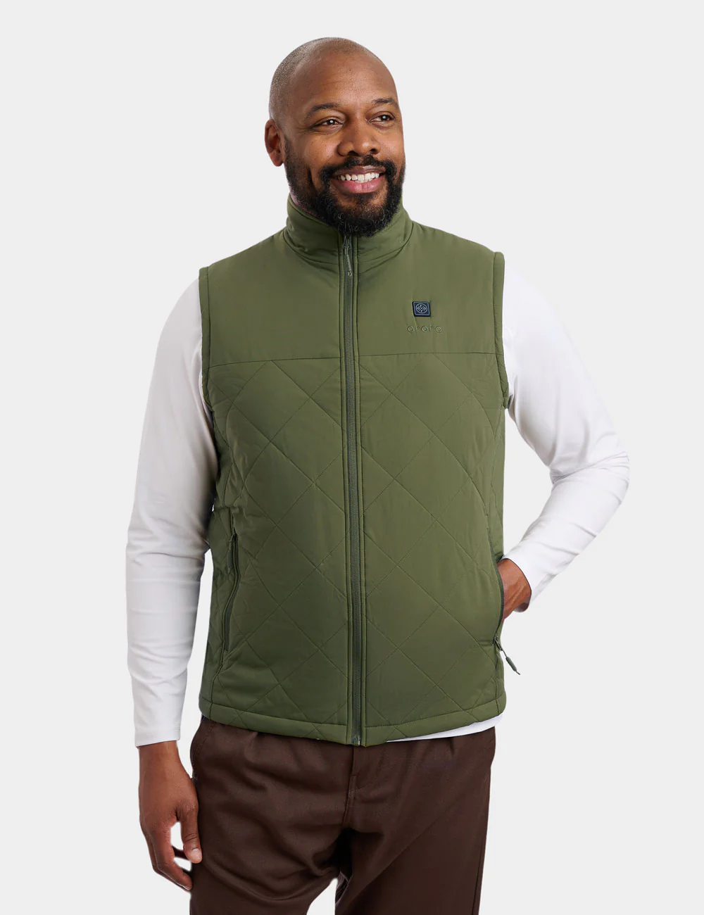 Men's Heated Quilted Vest - New Colors - Image 14