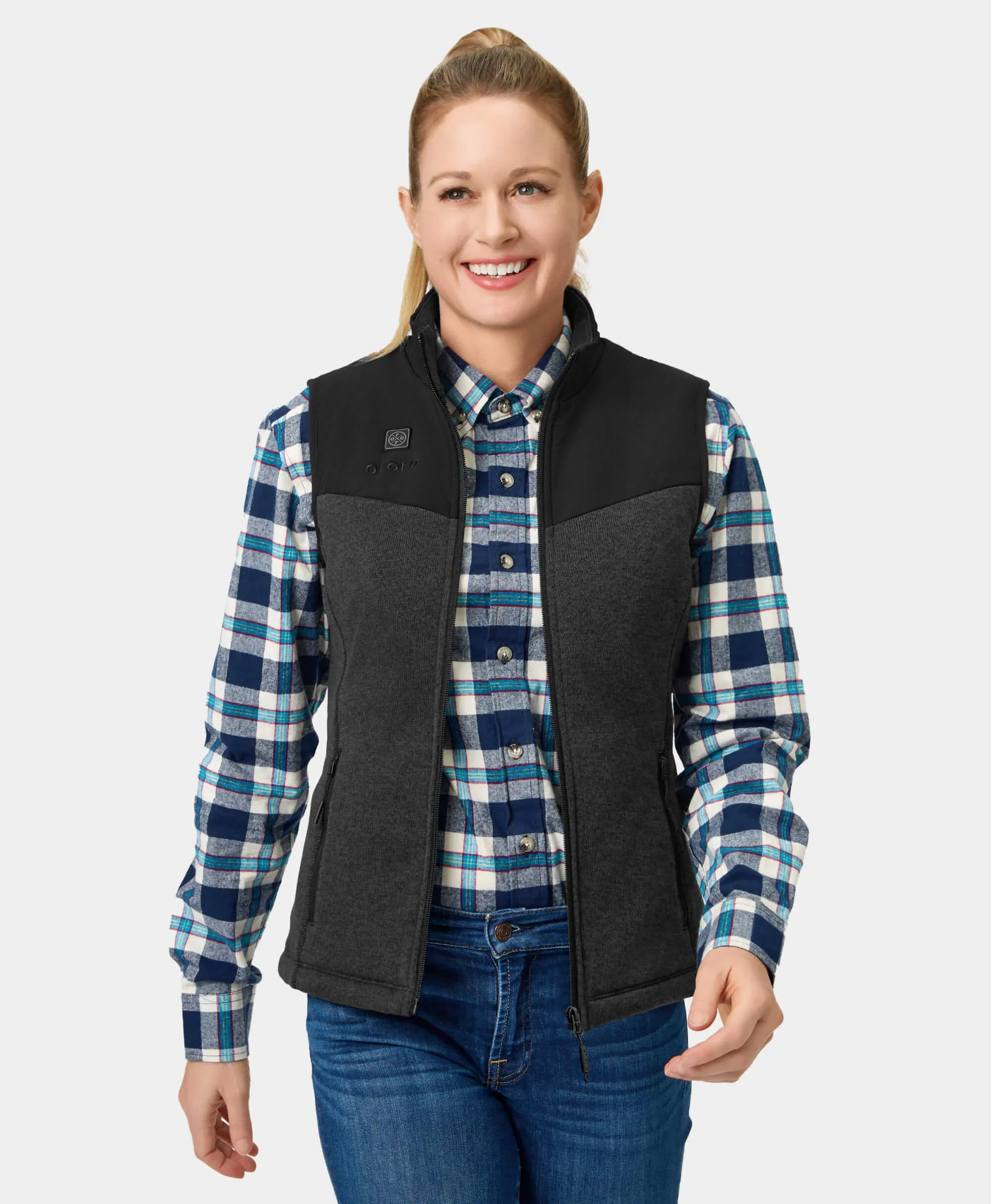 (Open-box) Augusta Women's Heated Sweater Fleece Vest (Battery Set Not Included) - Image 15