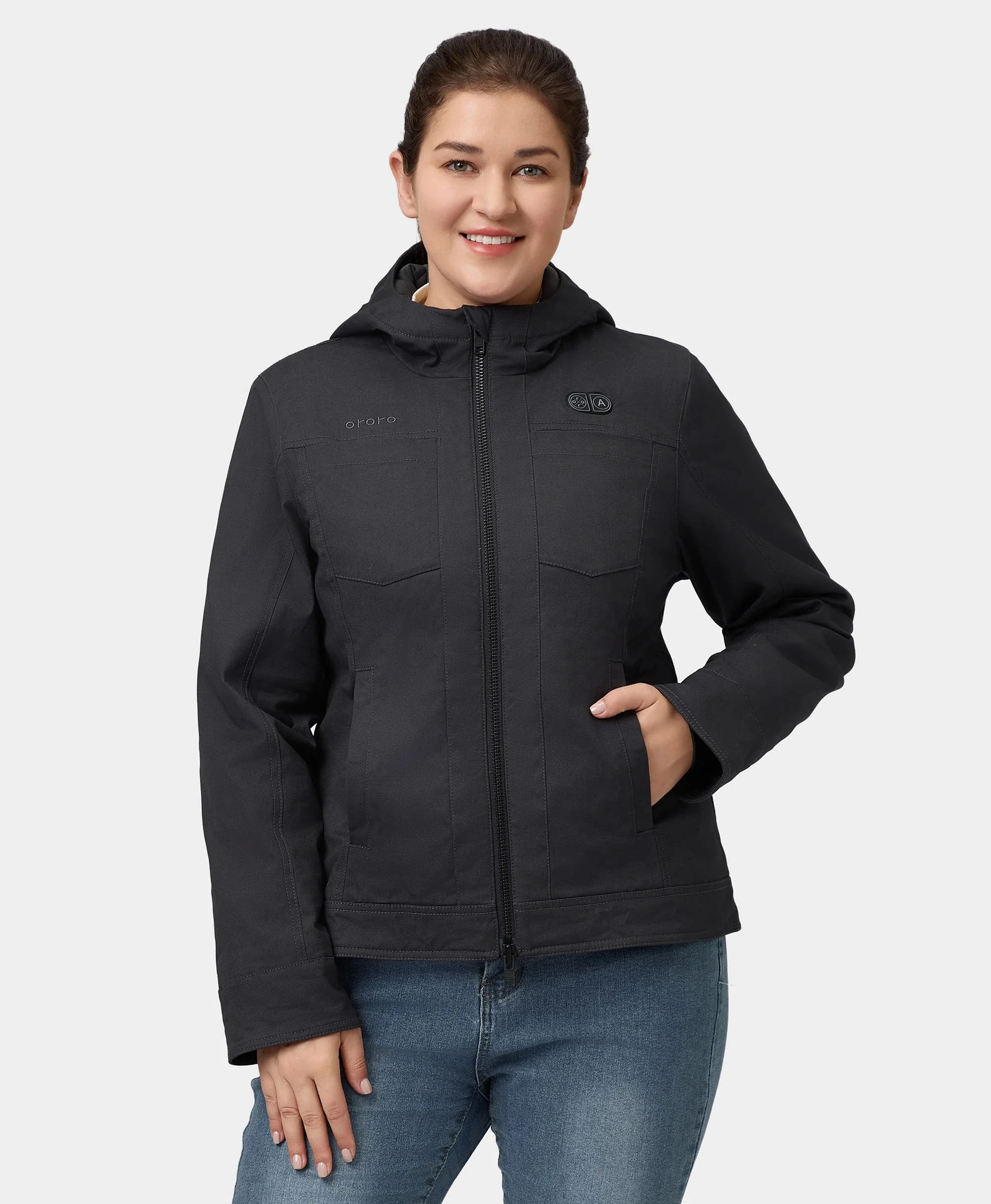 (Open-box) Cheyenne Women's 5-Zone Dual-Control Heated Canvas Jacket (Battery Set Not Included) - Image 7