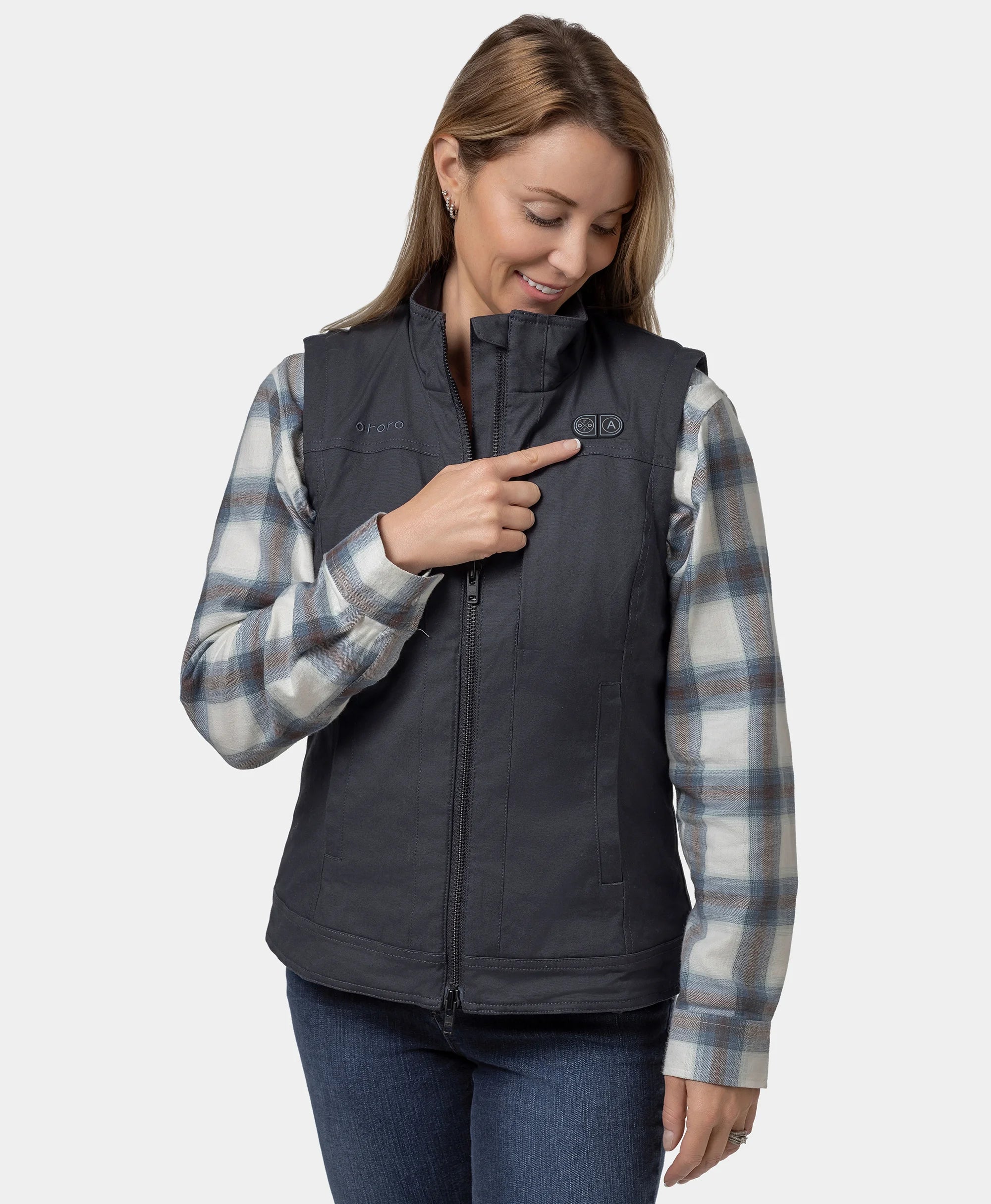 Cheyenne Women's 5-Zone Dual-Control Heated Canvas Vest (Final Sale) - Image 7