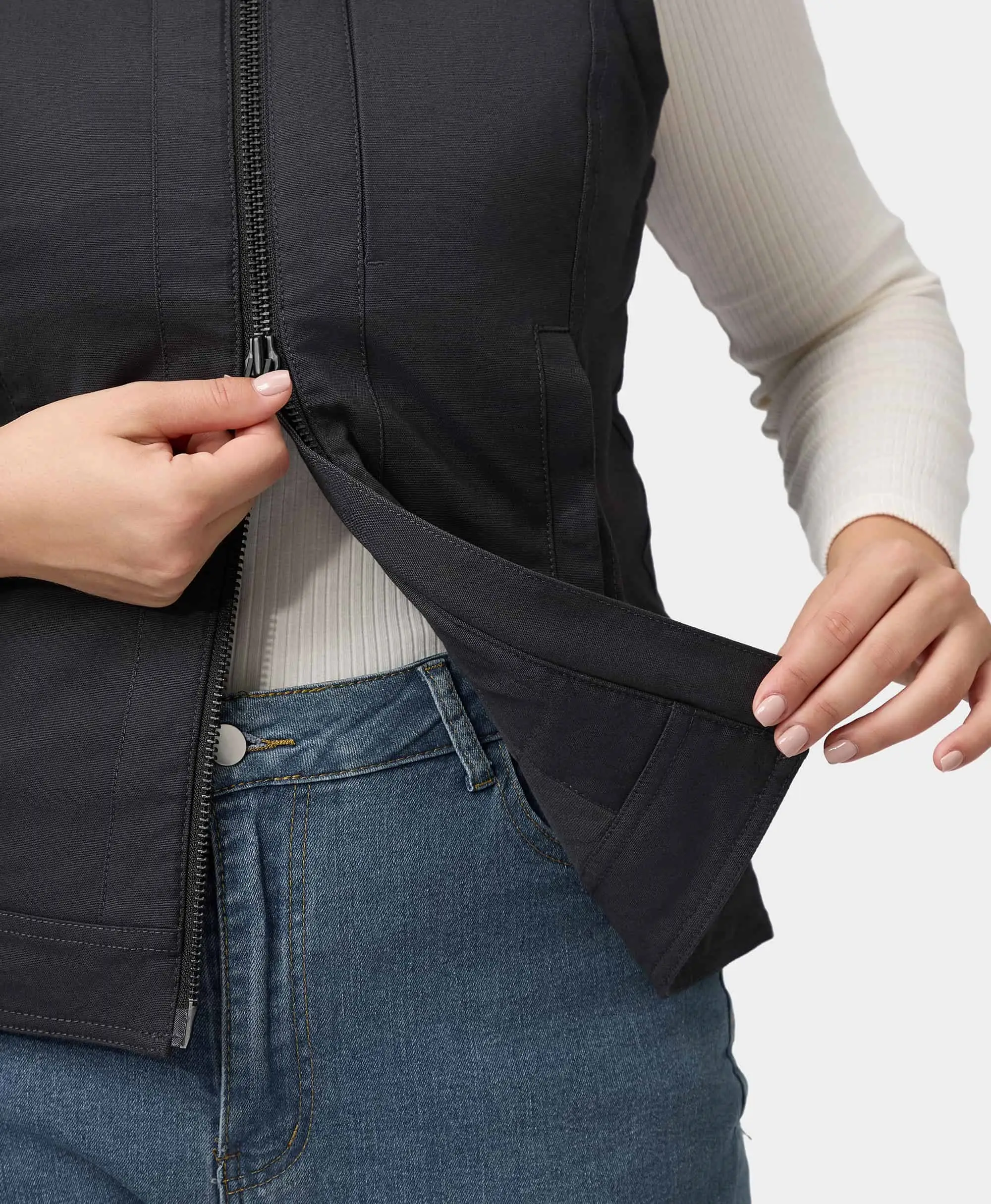 Cheyenne Women's 5-Zone Dual-Control Heated Canvas Vest (Final Sale) - Image 10