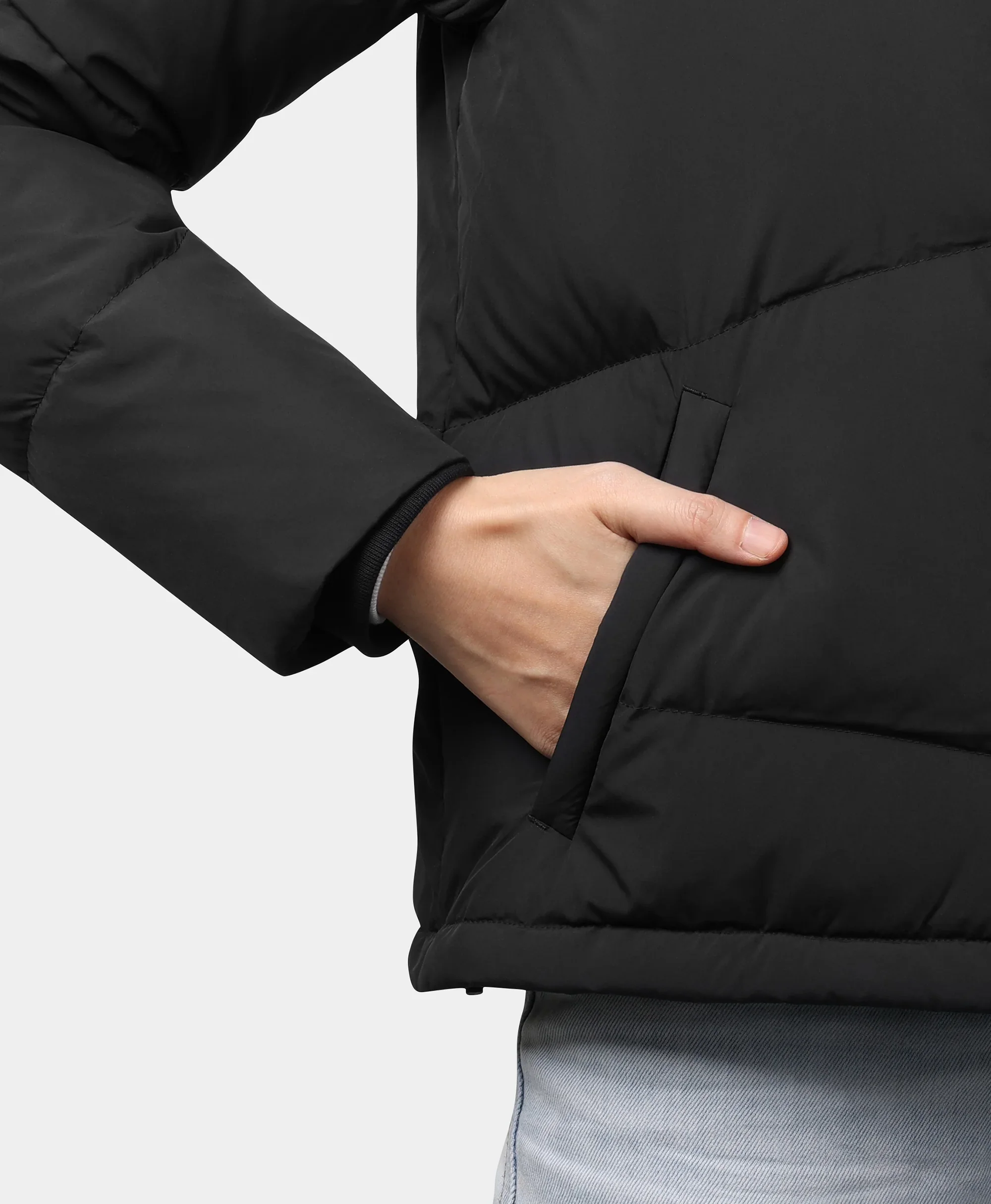 Cloudpop Women's 4-Zone Heated Puffer Down Hooded Jacket (Apparel Only) - Image 12