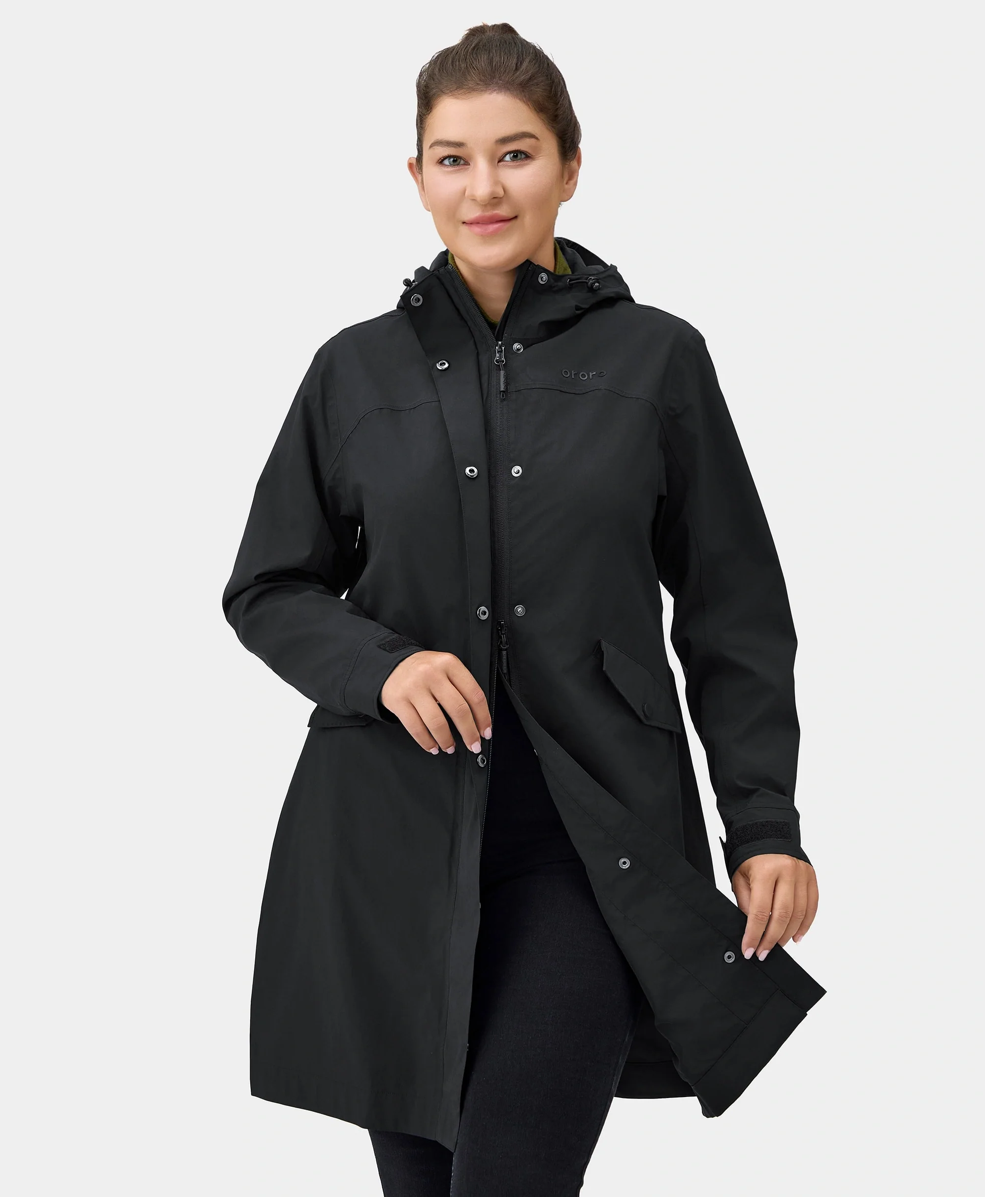 (Open-box) Downtown Women's Heated Rain Trench (Battery Set Not Included) - Image 21