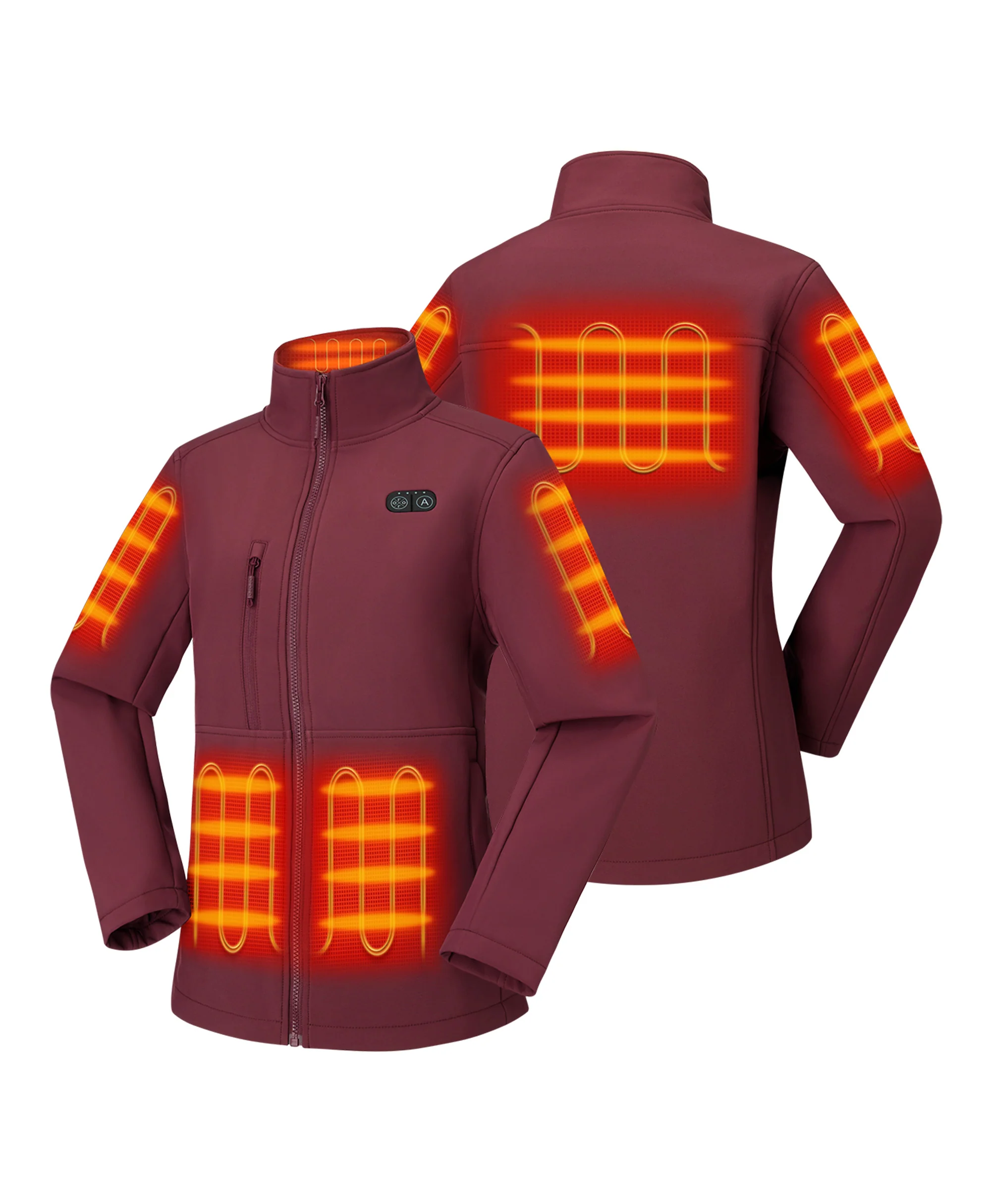 (Open-box) Maverick SureWarm® Women's 6-Zone Dual-Control Heated Softshell Jacket (Battery Set Not Included) - Image 15
