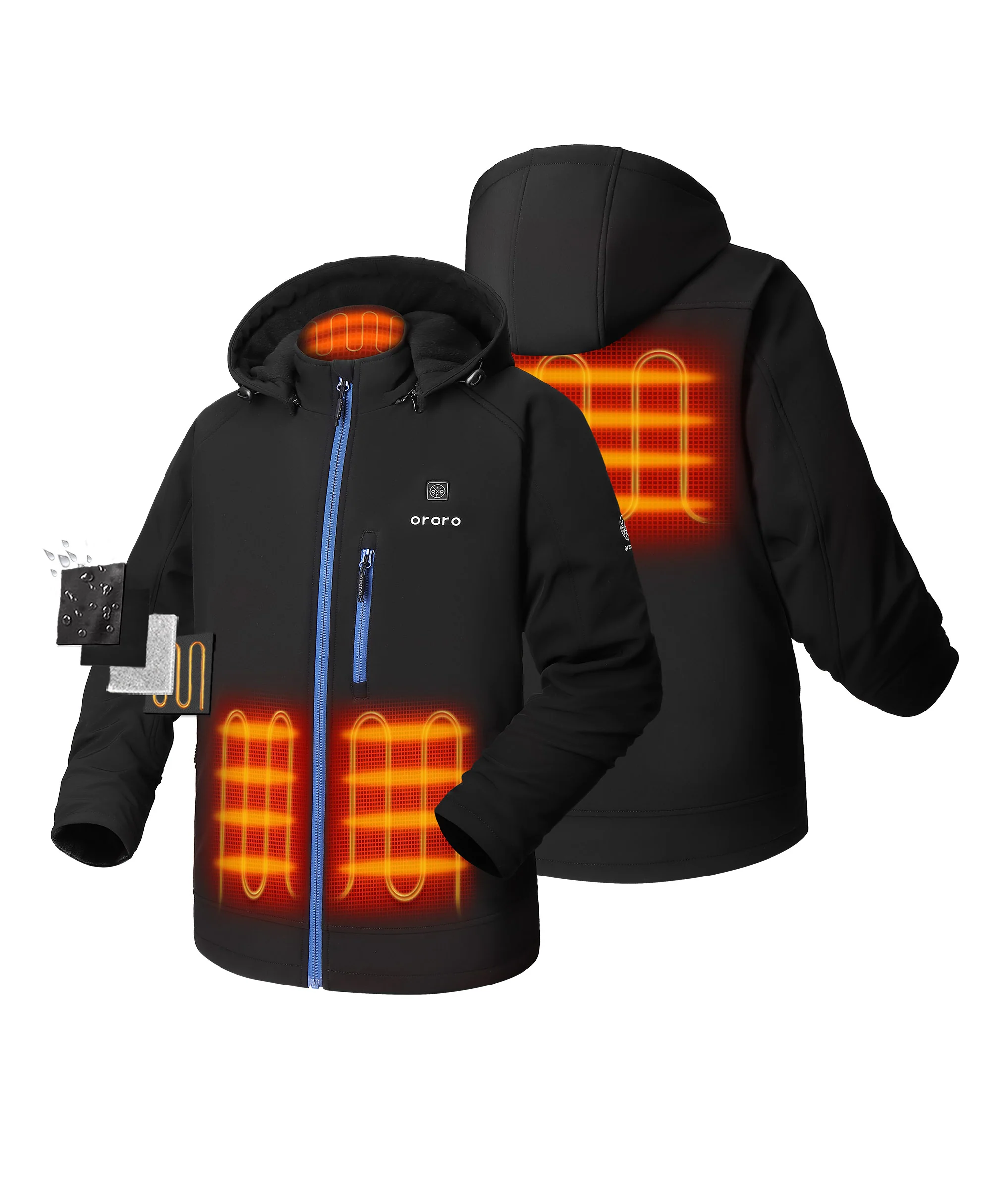 Men's Classic Heated Jacket 2.0  with 4 Heating Zones (Apparel Only) - Image 2