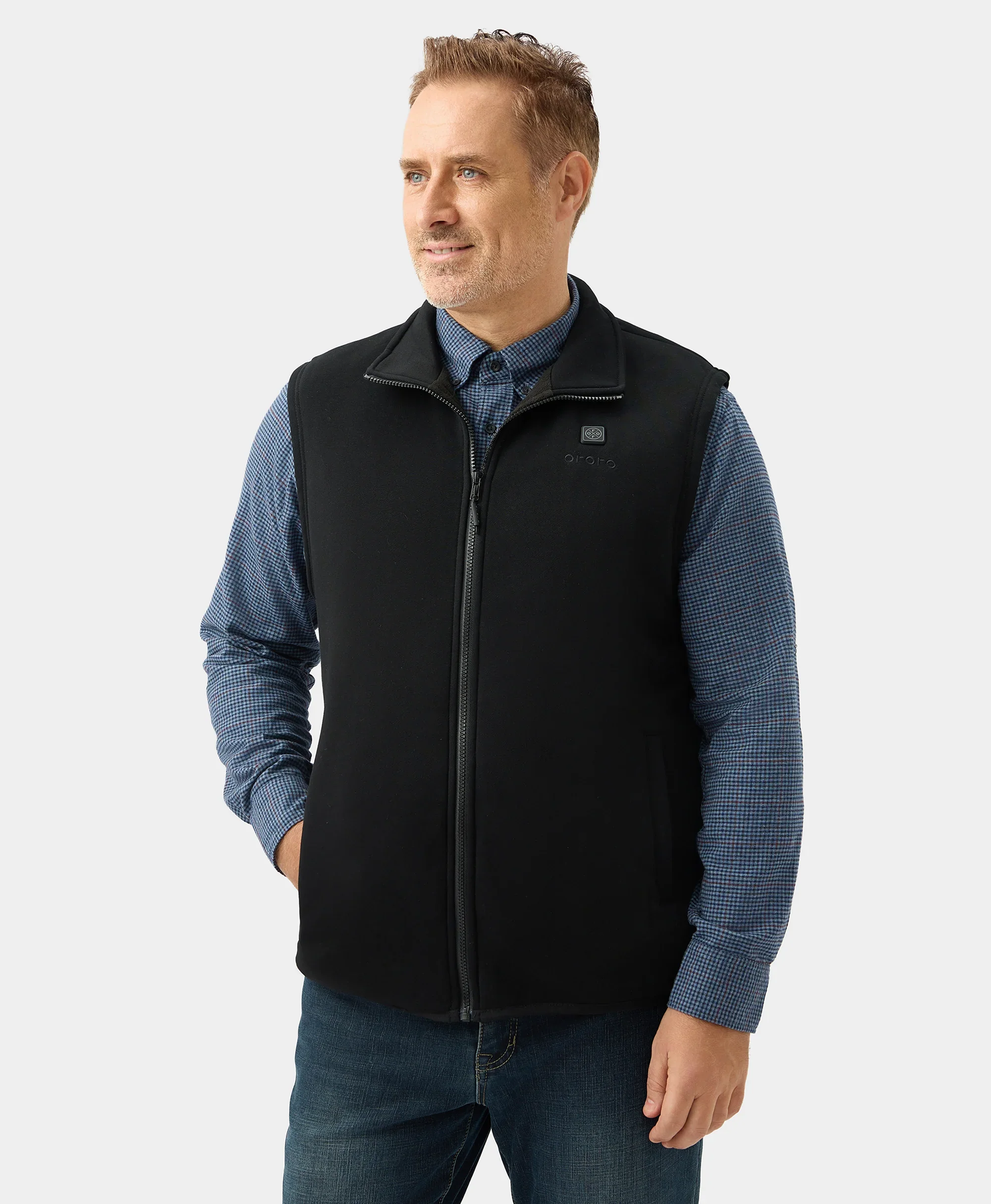 (Open-box) Men's Heated Fleece Vest (Battery Set Not Included) - Image 3