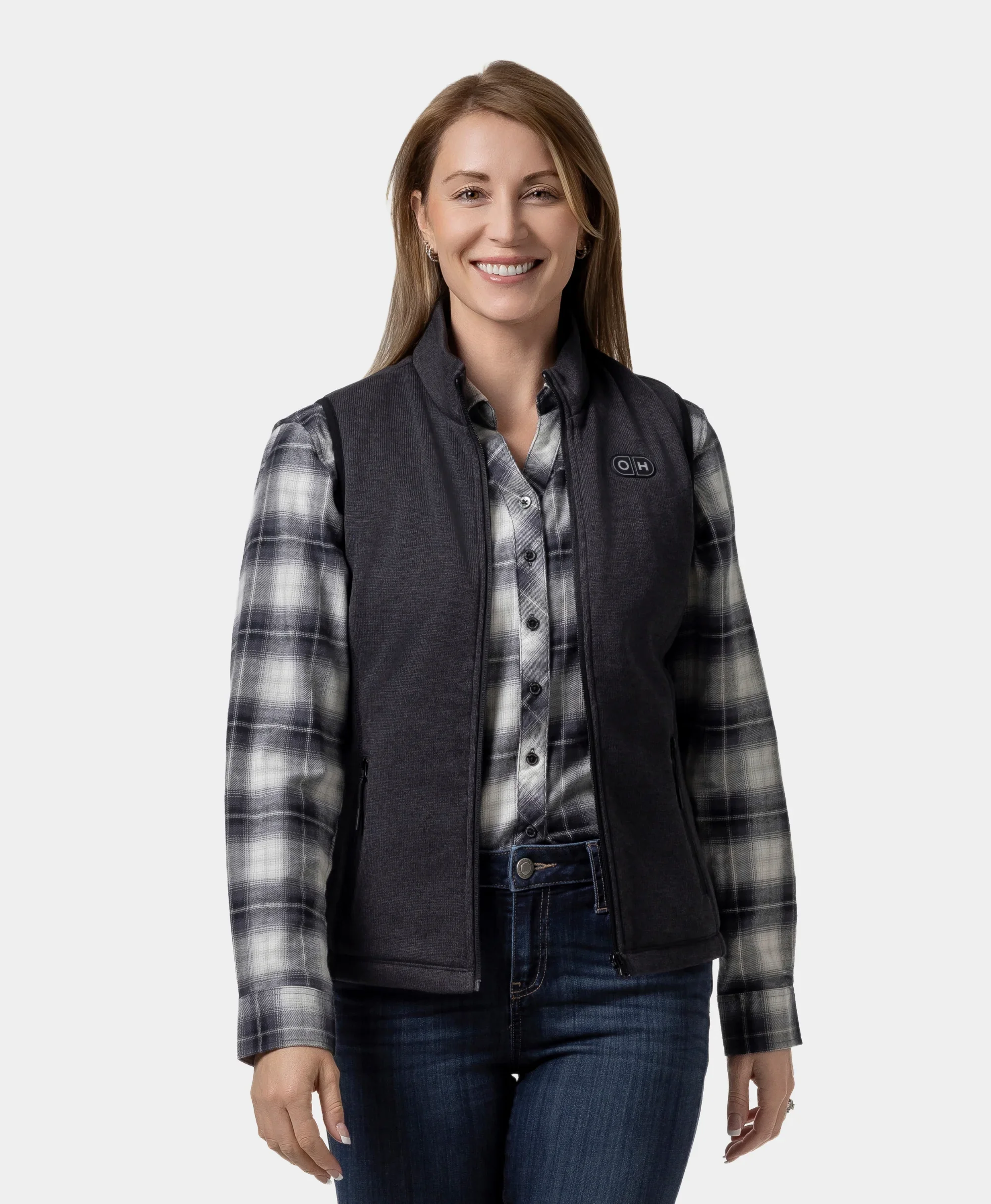 ororo x OpenHeat OH-1 Women’s Heated Recycled Fleece Vest (w/ Type-C Power Port) - Image 8