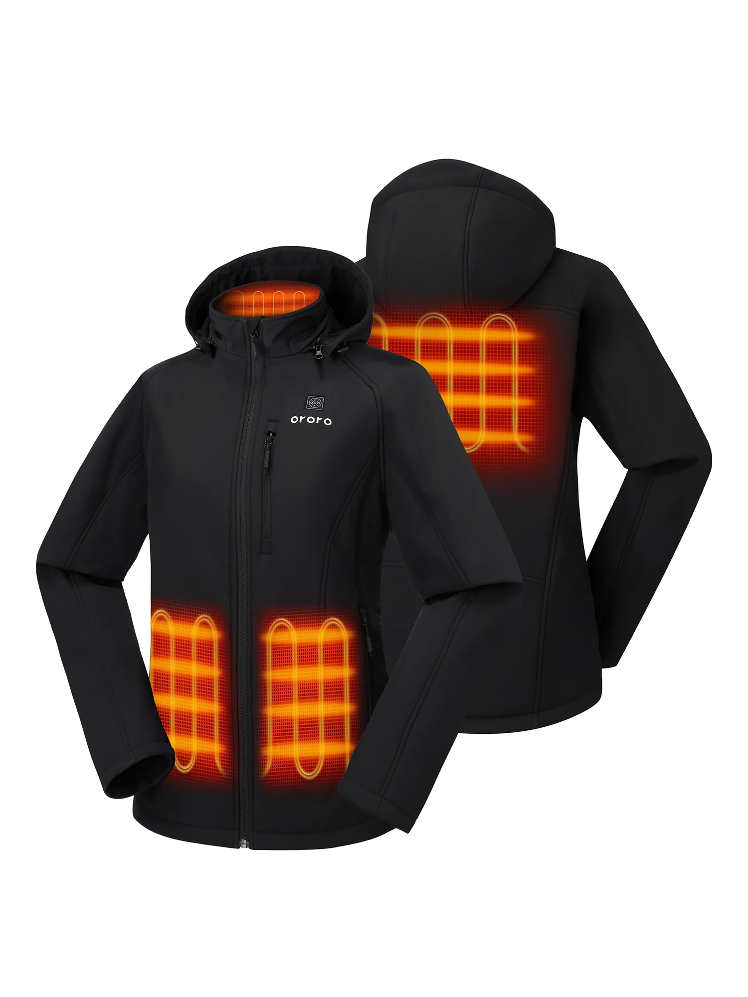 (Open-box) Paragon Women's Heated Jacket - Black (Battery Set Not Included)