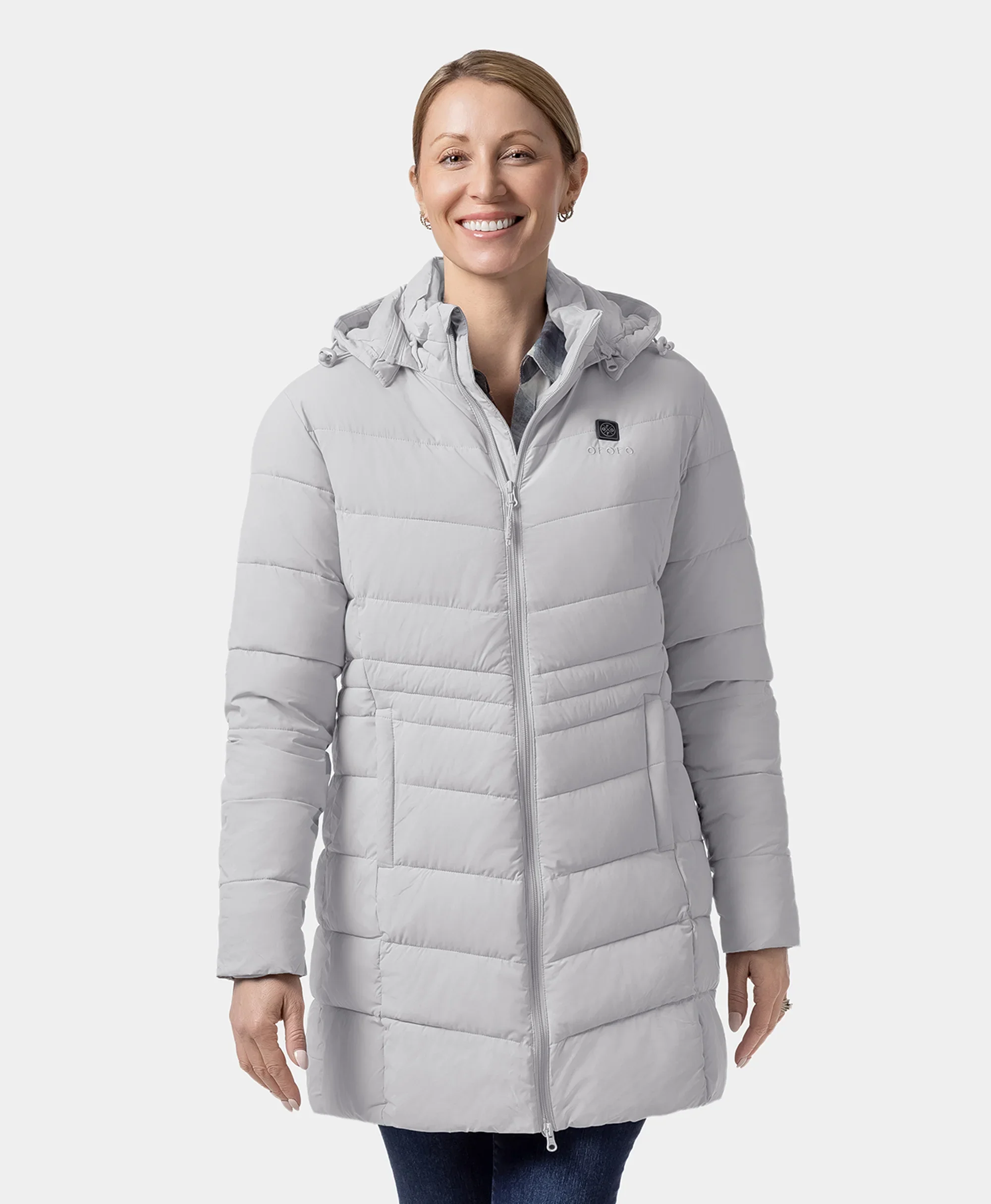 Parkside Women's 4-Zone Heated Puffer Parka Jacket