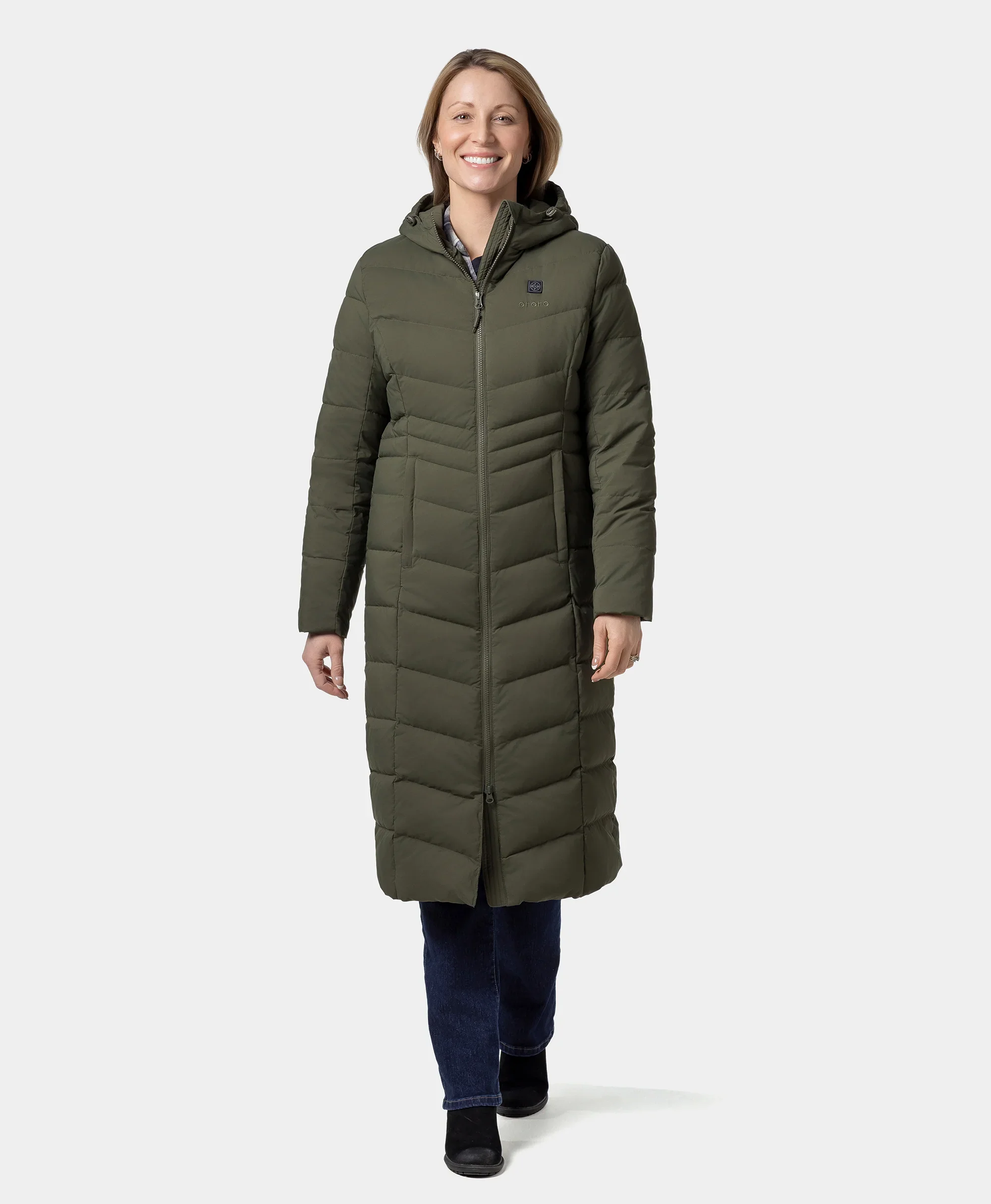 SOHO Women's Heated Down Parka Jacket (Apparel Only) - Image 15