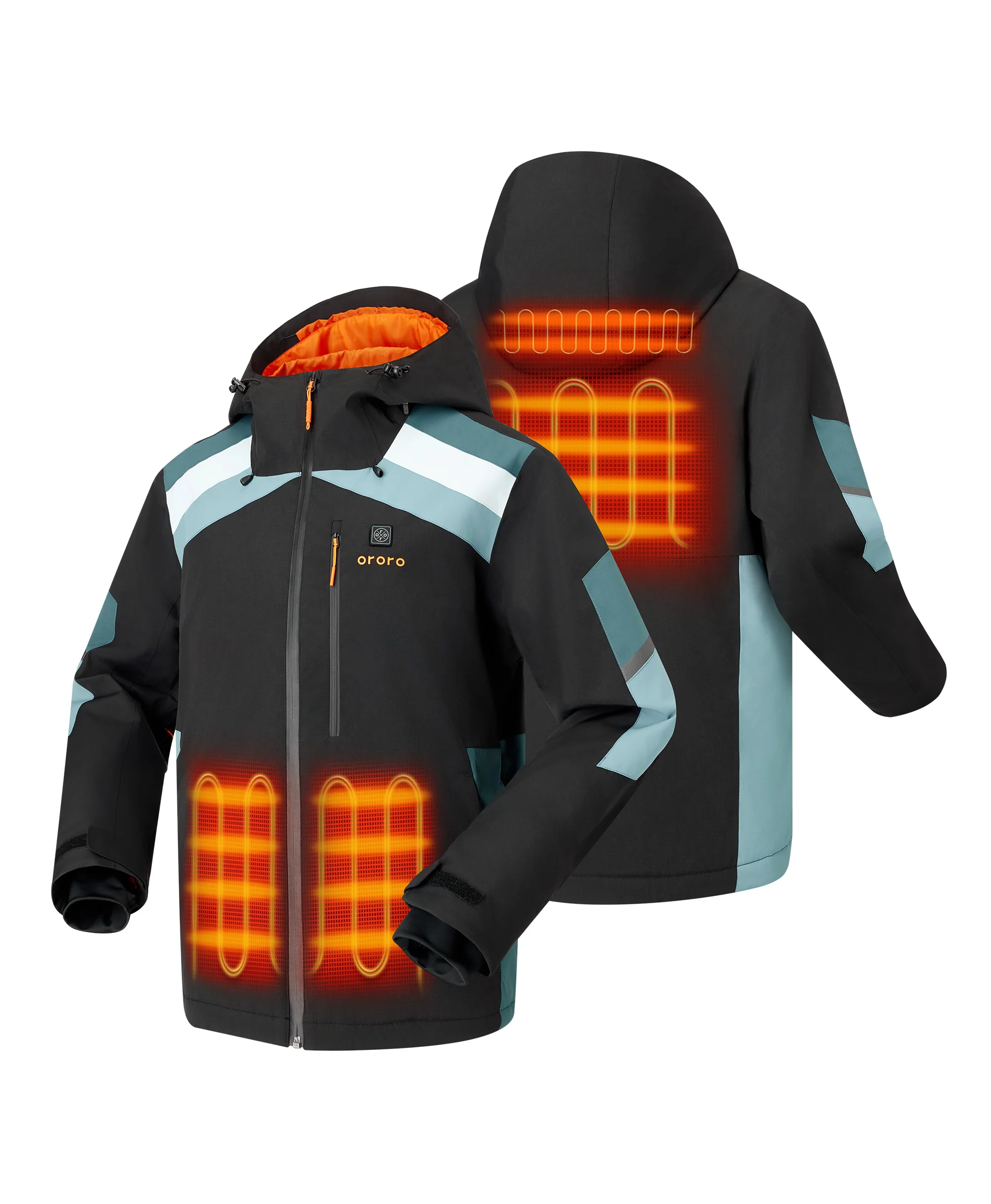(Open-box) St. Moritz Men's Heated Snow Jacket (Battery Pack Not Included)