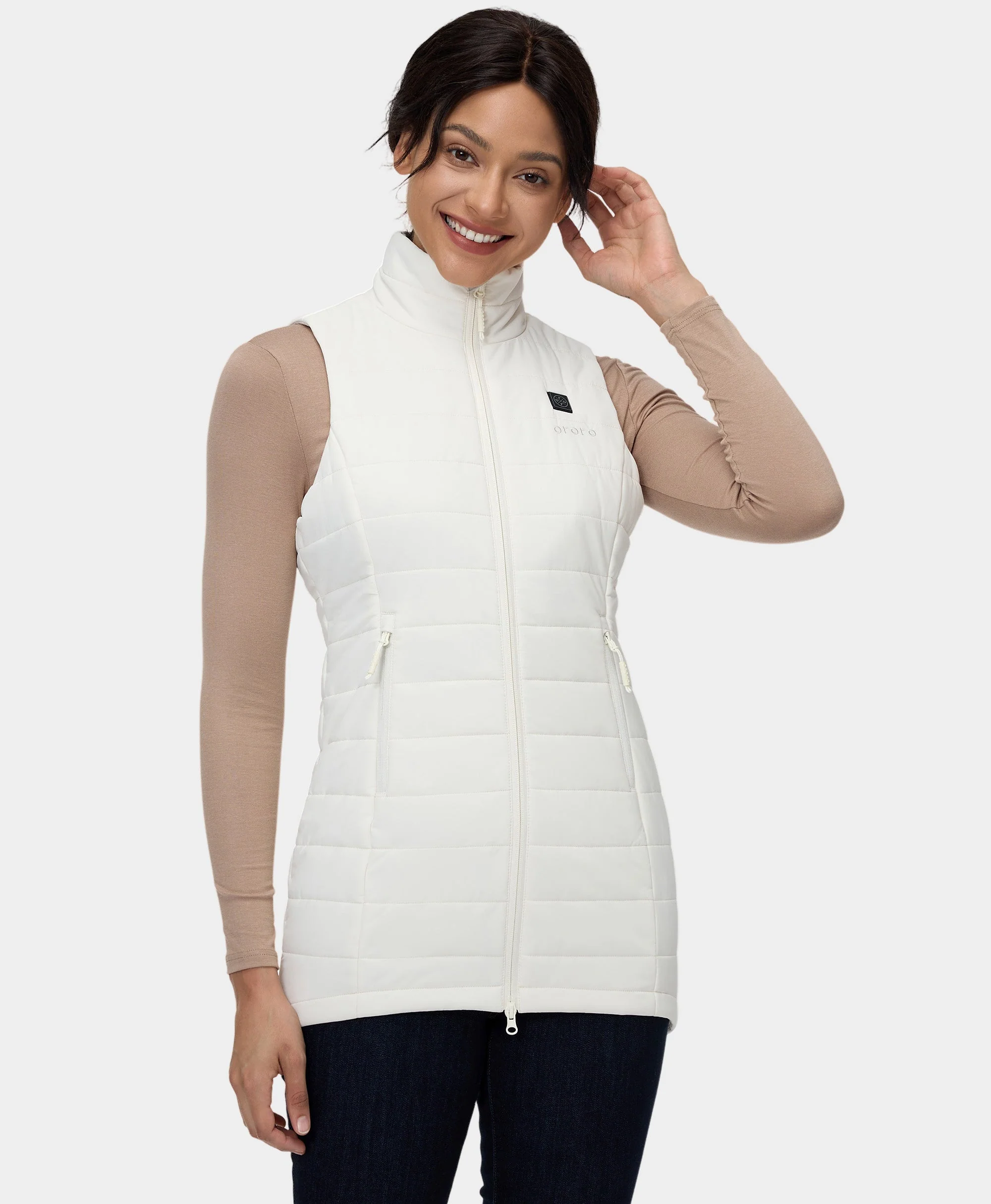 (Open-Box) Tribeca Women's Heated Long Puffer Vest (Battery Set Not Included) - Image 29