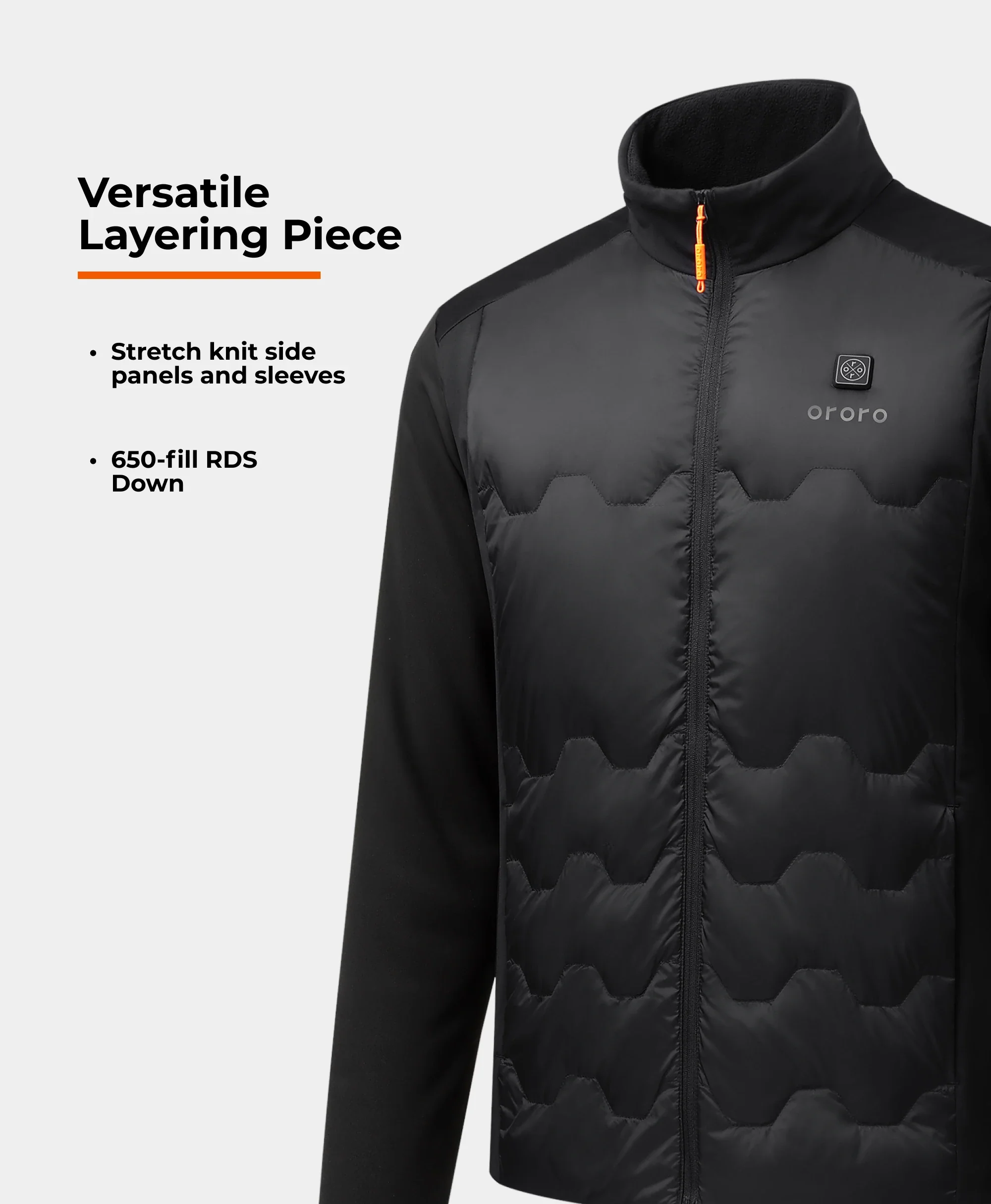 Verbier Men's 4-Zone Heated Down Jacket (Apparel Only) - Image 7