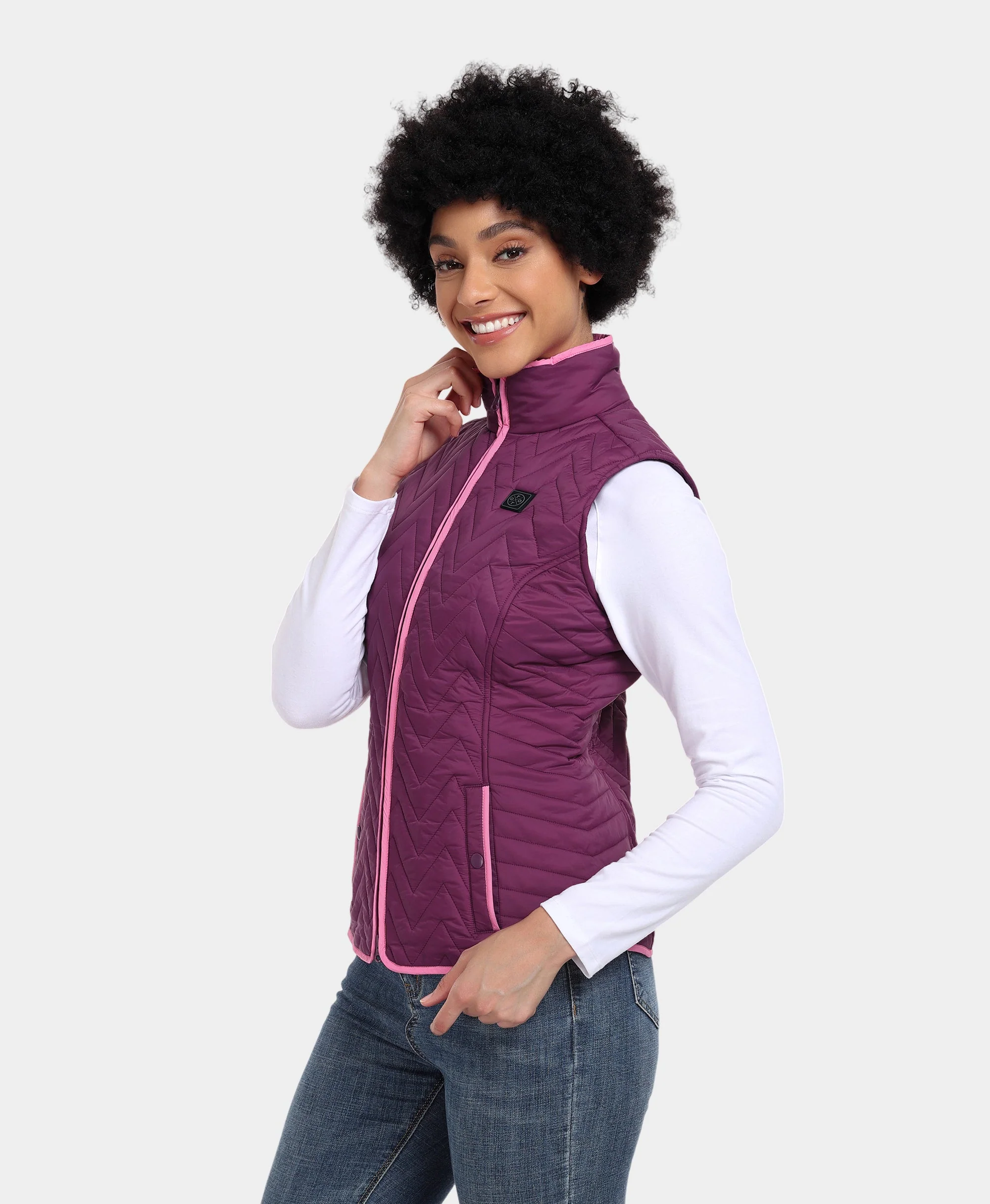 Women's Heated Chevron Quilted Vest (Apparel Only) - Image 3