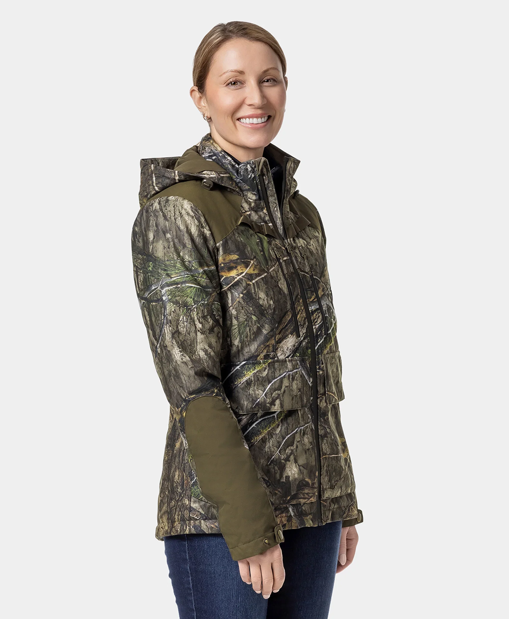 (Open-box) Women's Heated Hunting Jacket - Camouflage, Mossy Oak® Country DNA (Battery Set Not Included) - Image 3