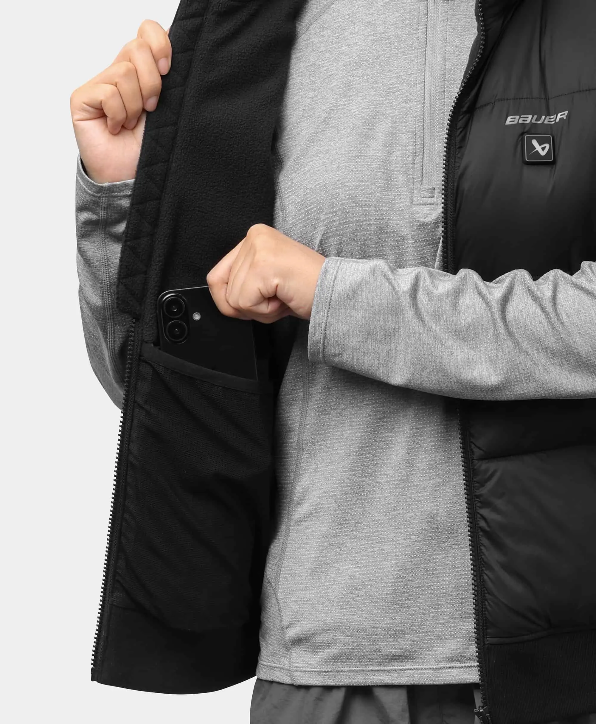 ororo x BAUER REDLINE Women's 4-Zone Heated Puffer Vest - Image 14