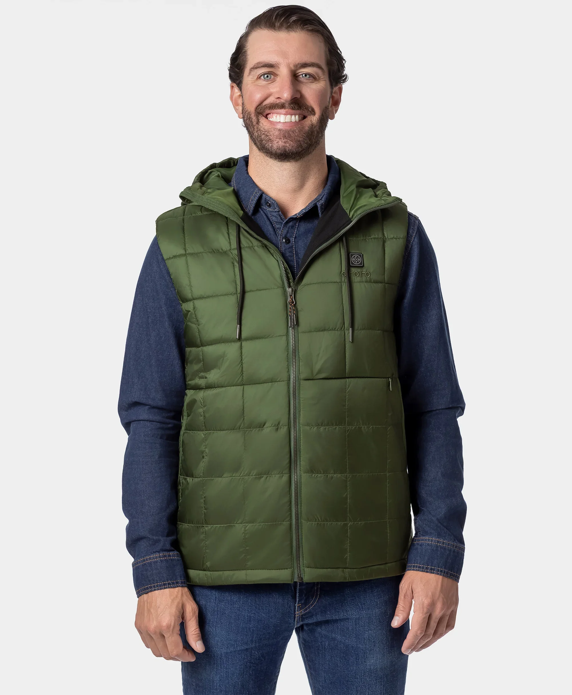 (Open-box) PuffLyte™ Men's 5-Zone Hooded Heated Vest (Battery Set Not Included) - Image 12
