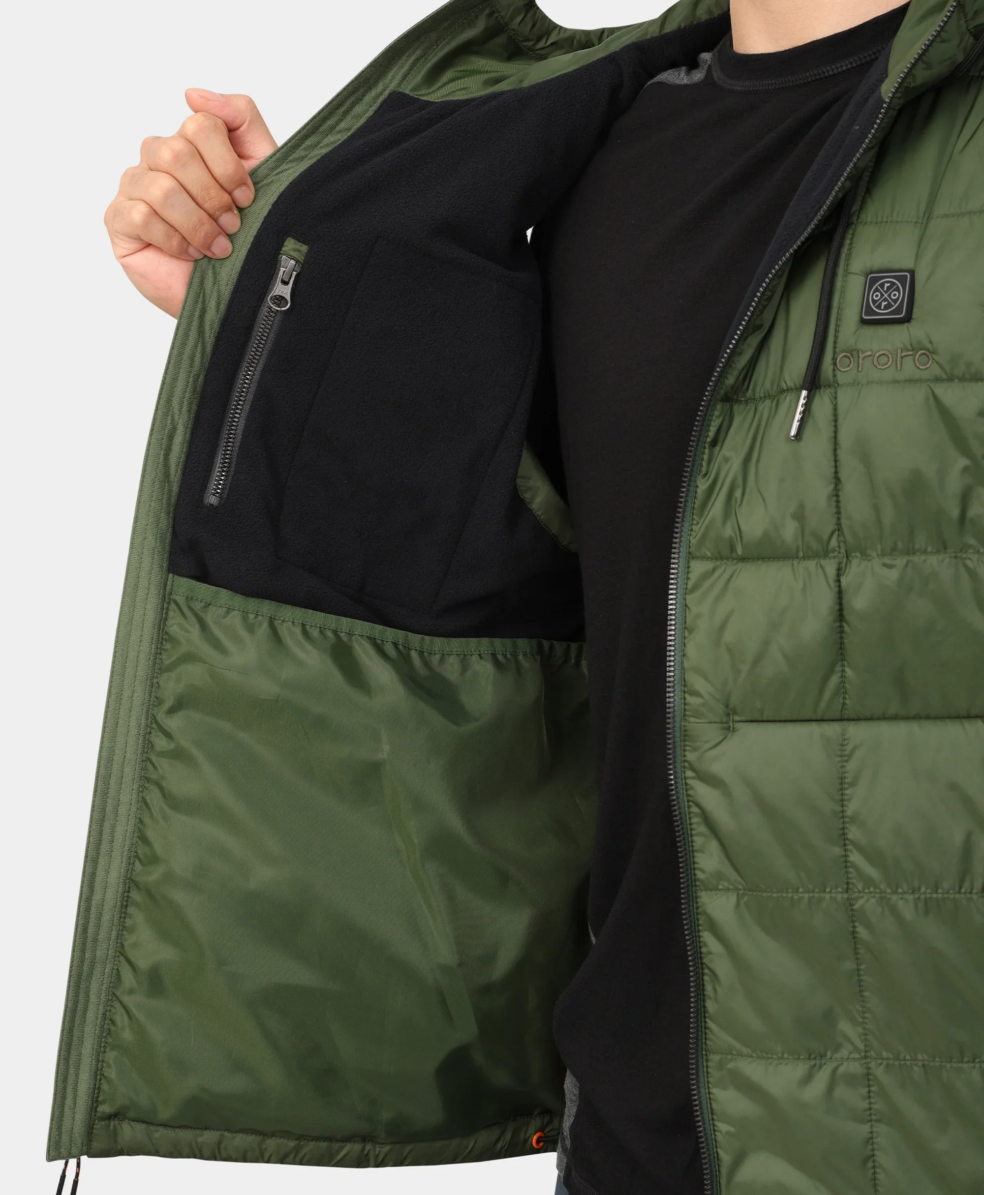 (Open-box) PuffLyte™ Men's 5-Zone Hooded Heated Vest (Battery Set Not Included) - Image 19