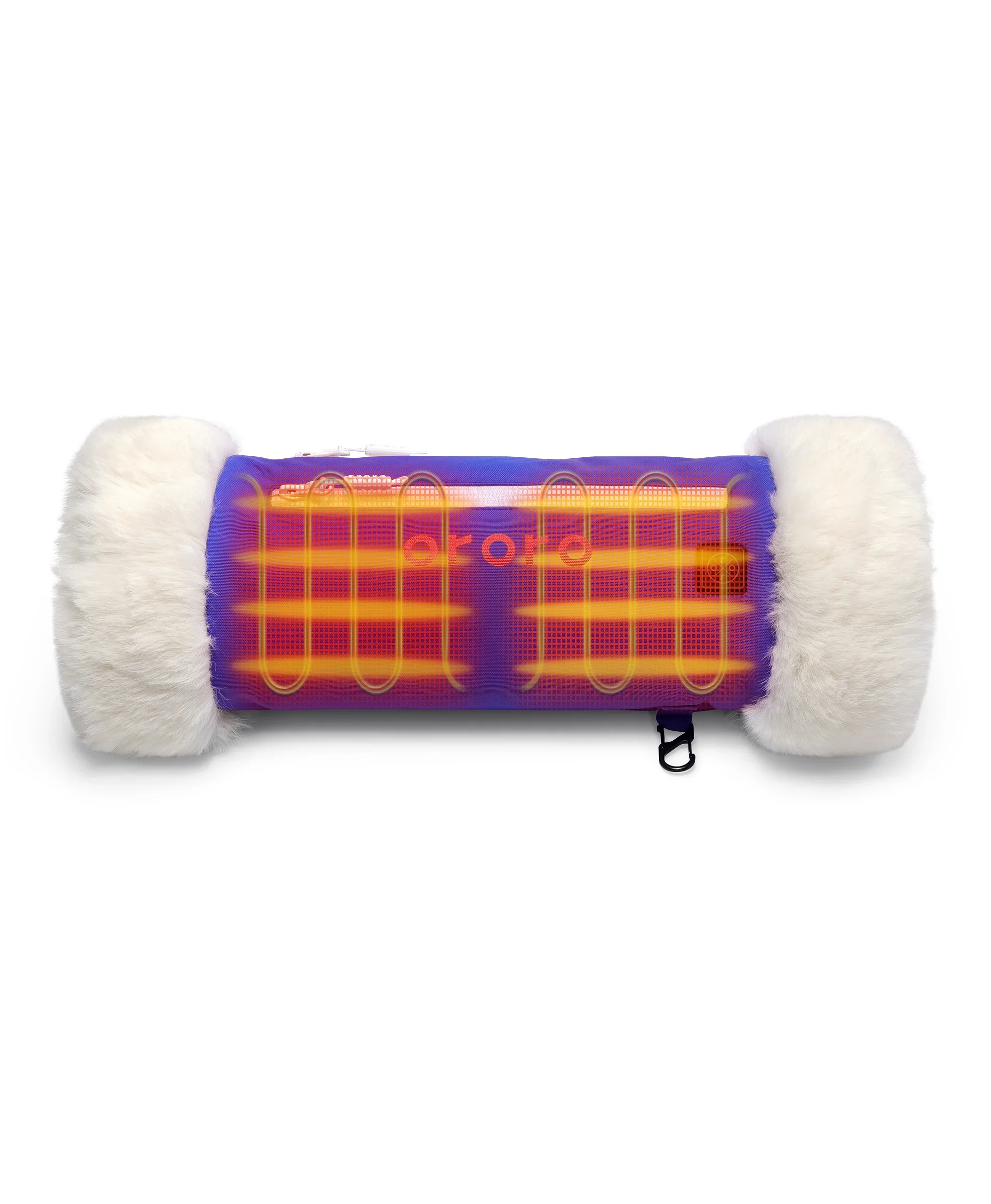 Queen Cove 2-Zone Heated Faux Fur Hand Warmer - Image 2