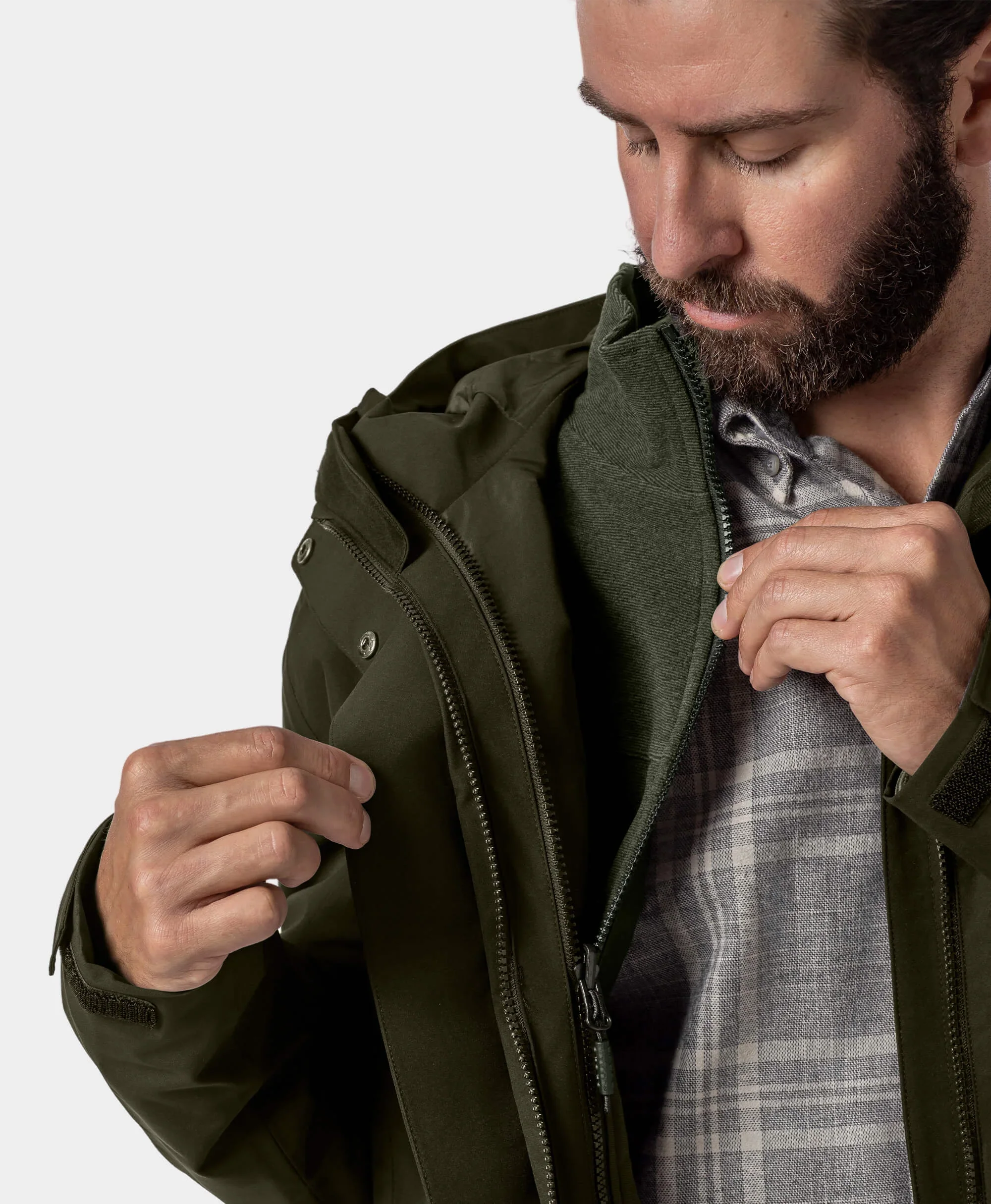 (Open-box) River Ridge Men's Waterproof Shell Jacket (Non-heated) - Image 11