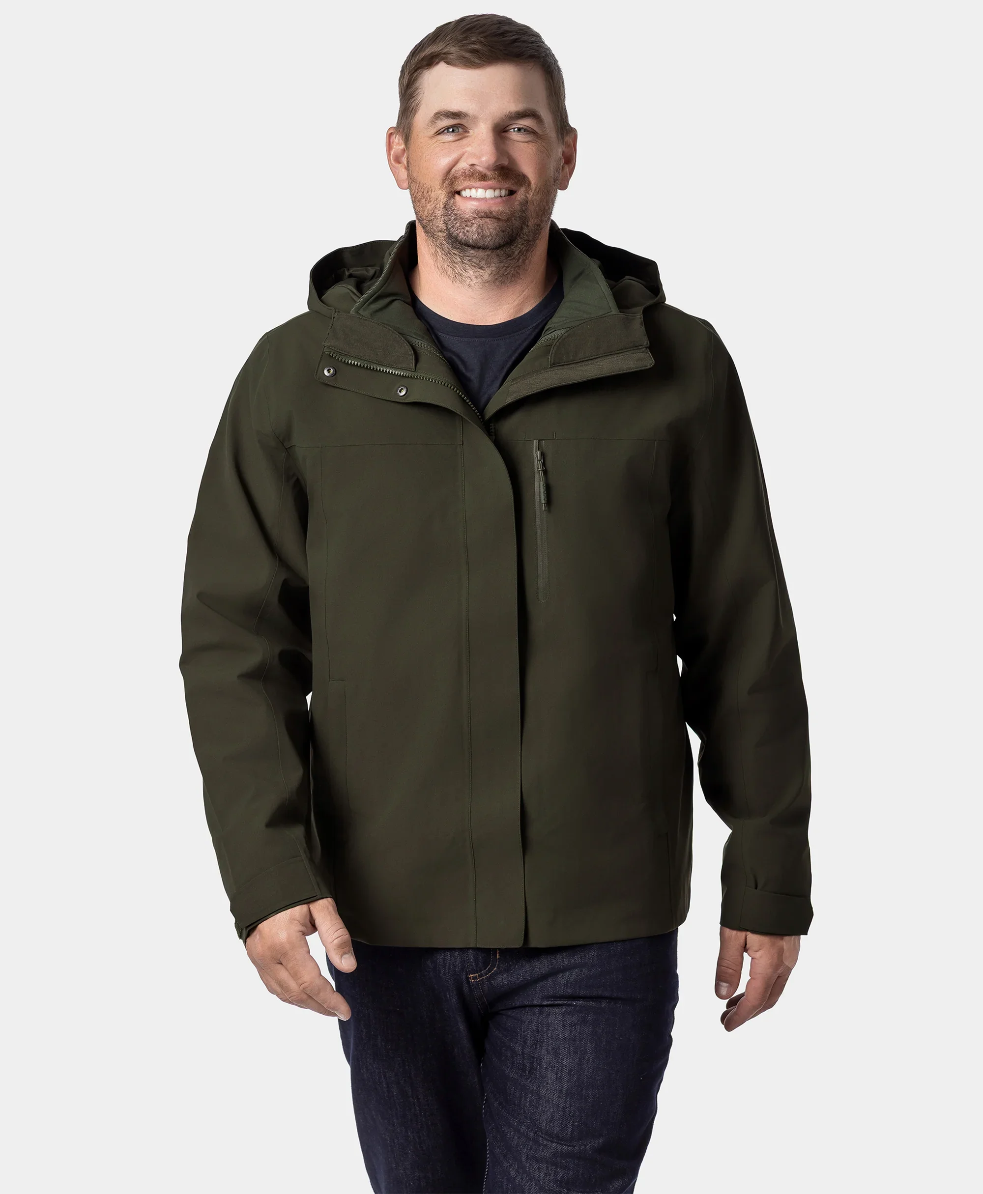 (Open-box) River Ridge Men's Waterproof Shell Jacket (Non-heated) - Image 12