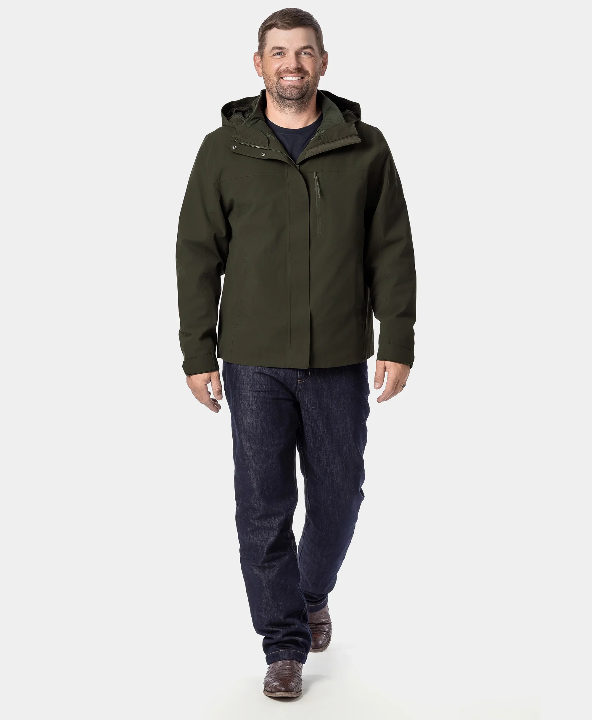 (Open-box) River Ridge Men's Waterproof Shell Jacket (Non-heated) - Image 13