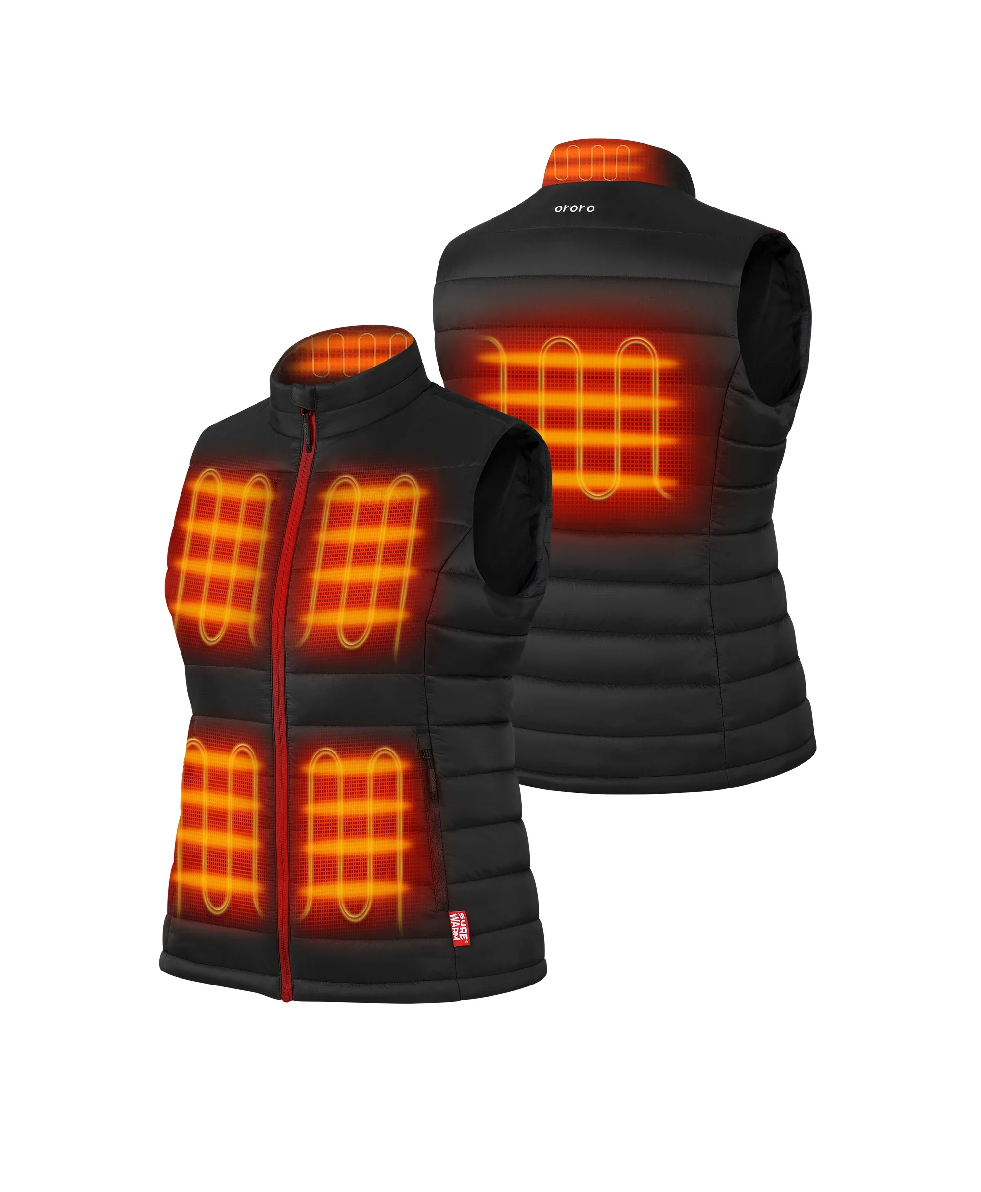 SureWarm® Women's 6-Zone Dual-Control Classic Pro Heated Vest - Image 2