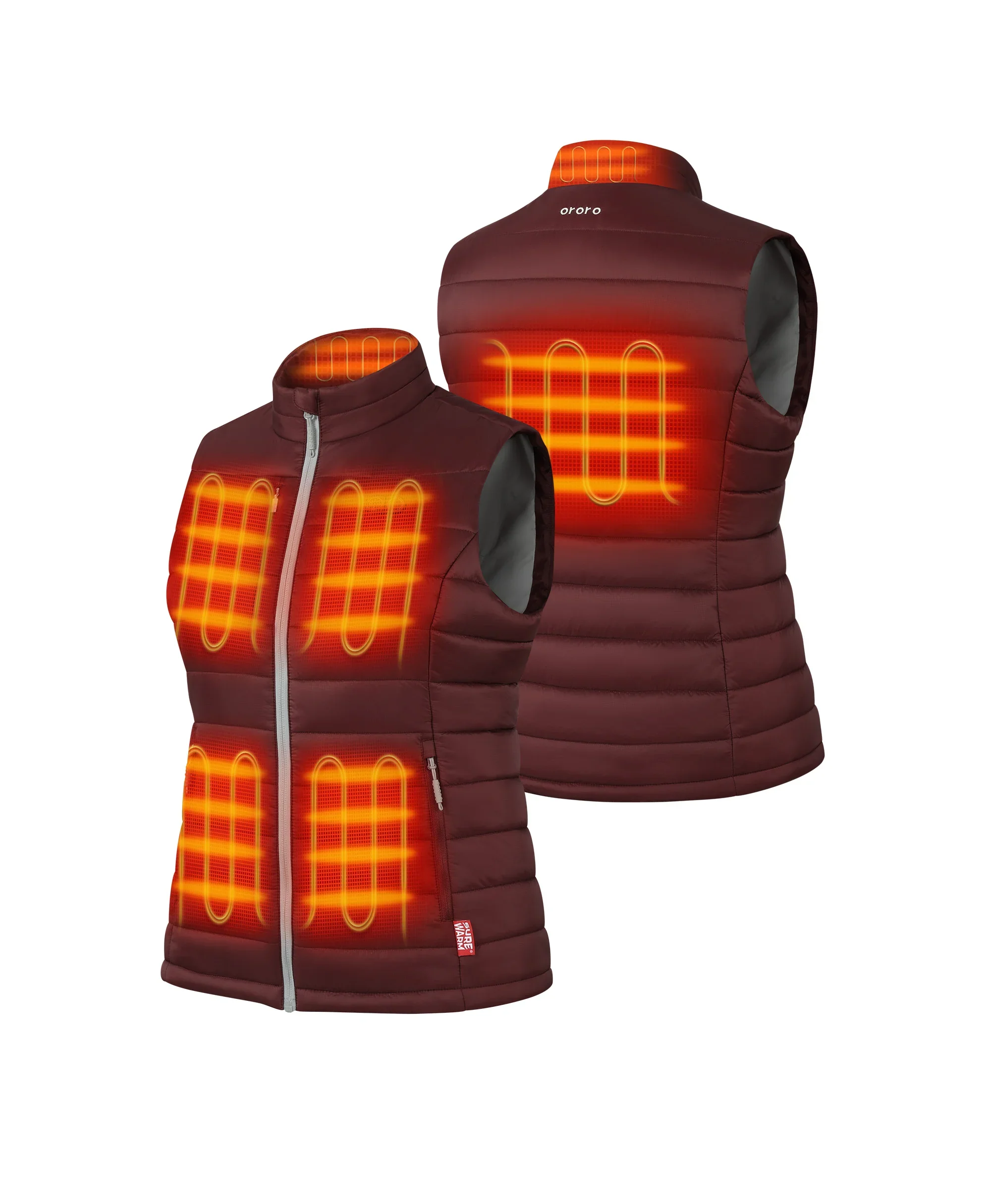 SureWarm® Women's 6-Zone Dual-Control Classic Pro Heated Vest - Image 13