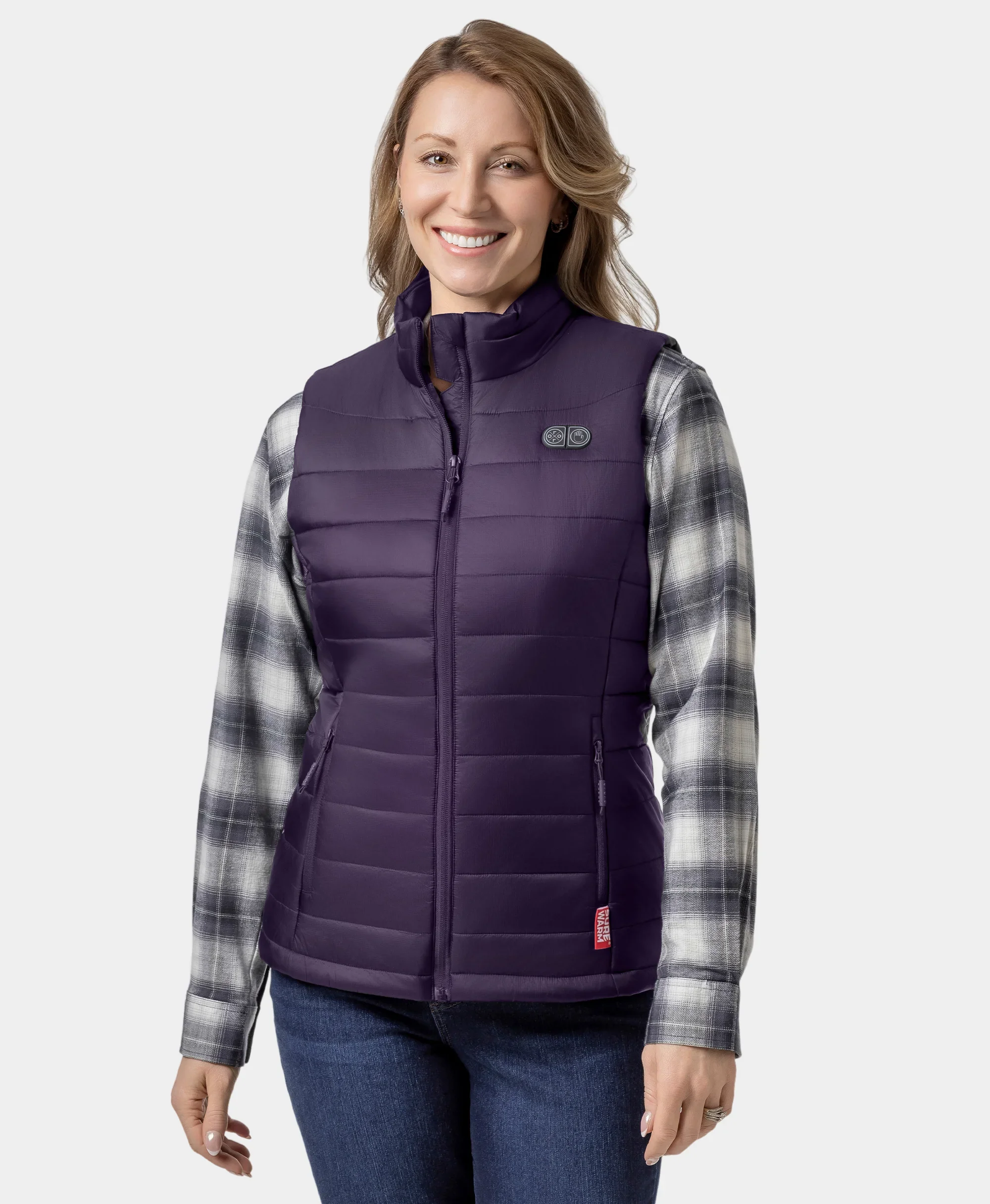 SureWarm® Women's 7-Zone Dual-Control Classic Pro Heated Vest (Lower Back Heating) - Image 24