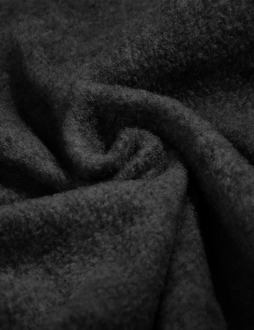 Unisex Heated Fleece Hoodie - Flecking Gray/Black (Apparel Only) - Image 9
