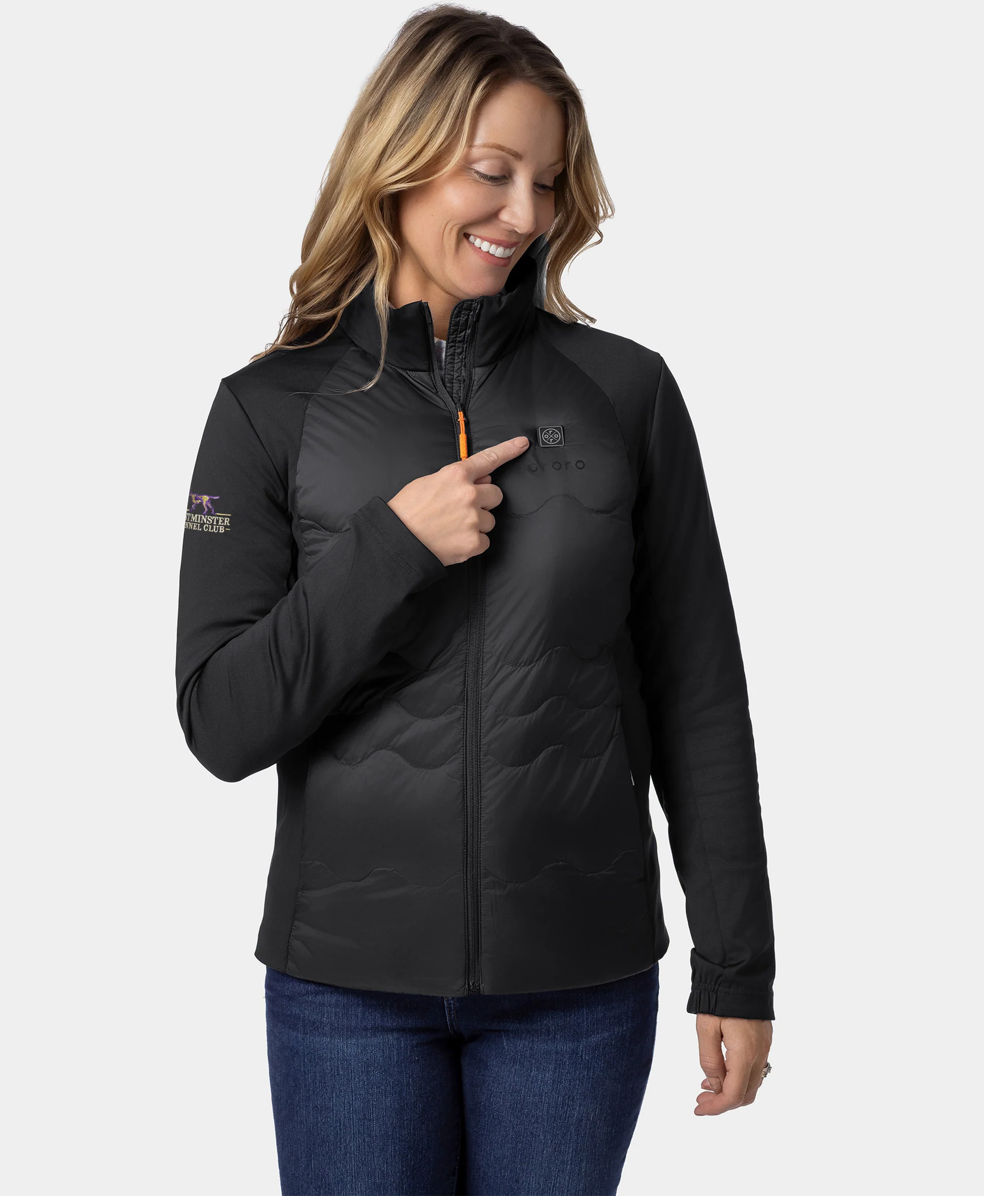 Verbier Women's 4-Zone Heated Down Jacket - Westminster Kennel Club® Edition - Image 3