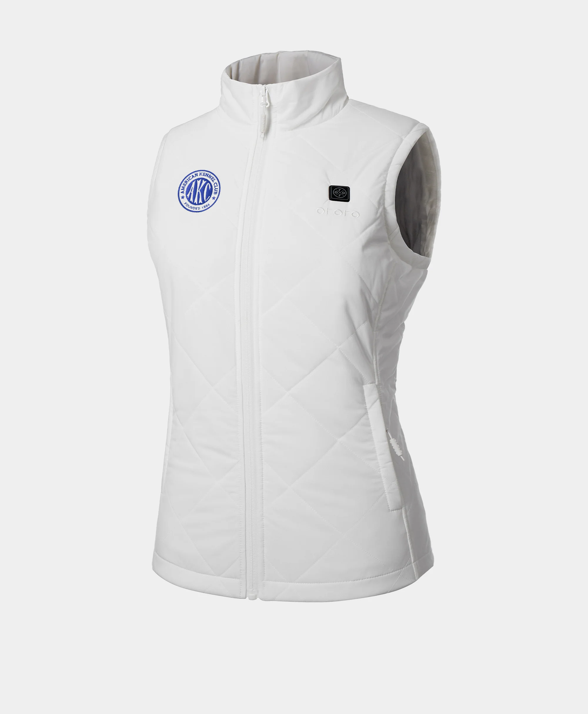 Women’s Junior 4-Zone Heated Quilted Vest – American Kennel Club® Edition