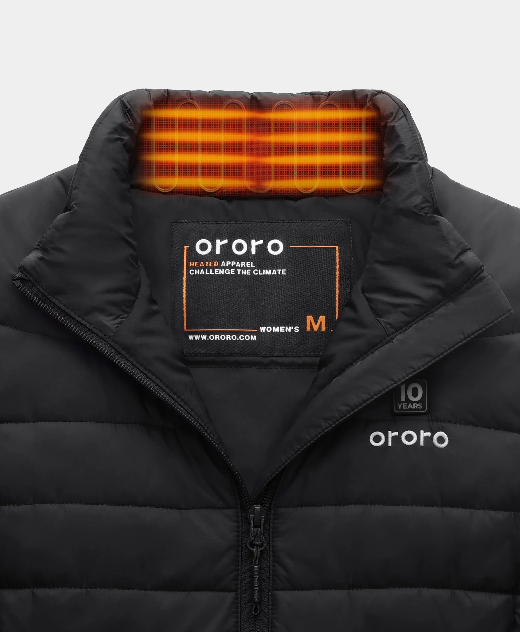 (Open-box) Women's 4-Zone Classic Heated Vest (10-Year Anniversary Limited Edition) - Black (Battery Set Not Included) - Image 3