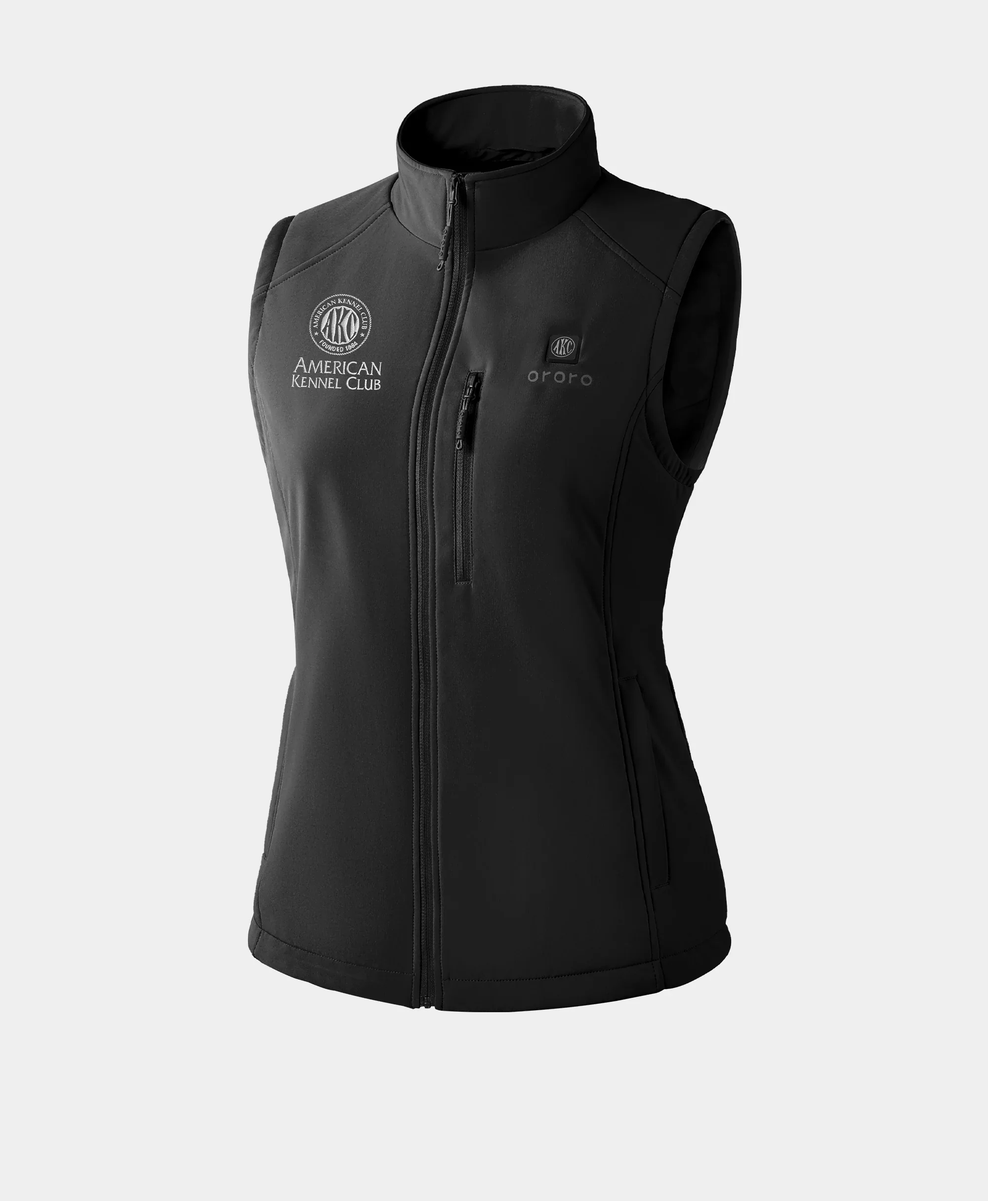 Women's 4-Zone Heated Softshell Vest - American Kennel Club® Edition