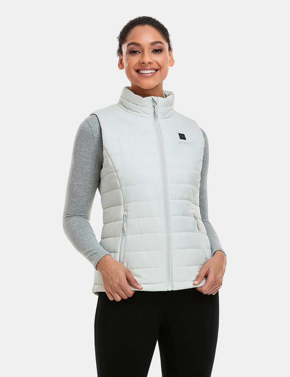 Women's Classic Heated Vest - Off-White - Image 3