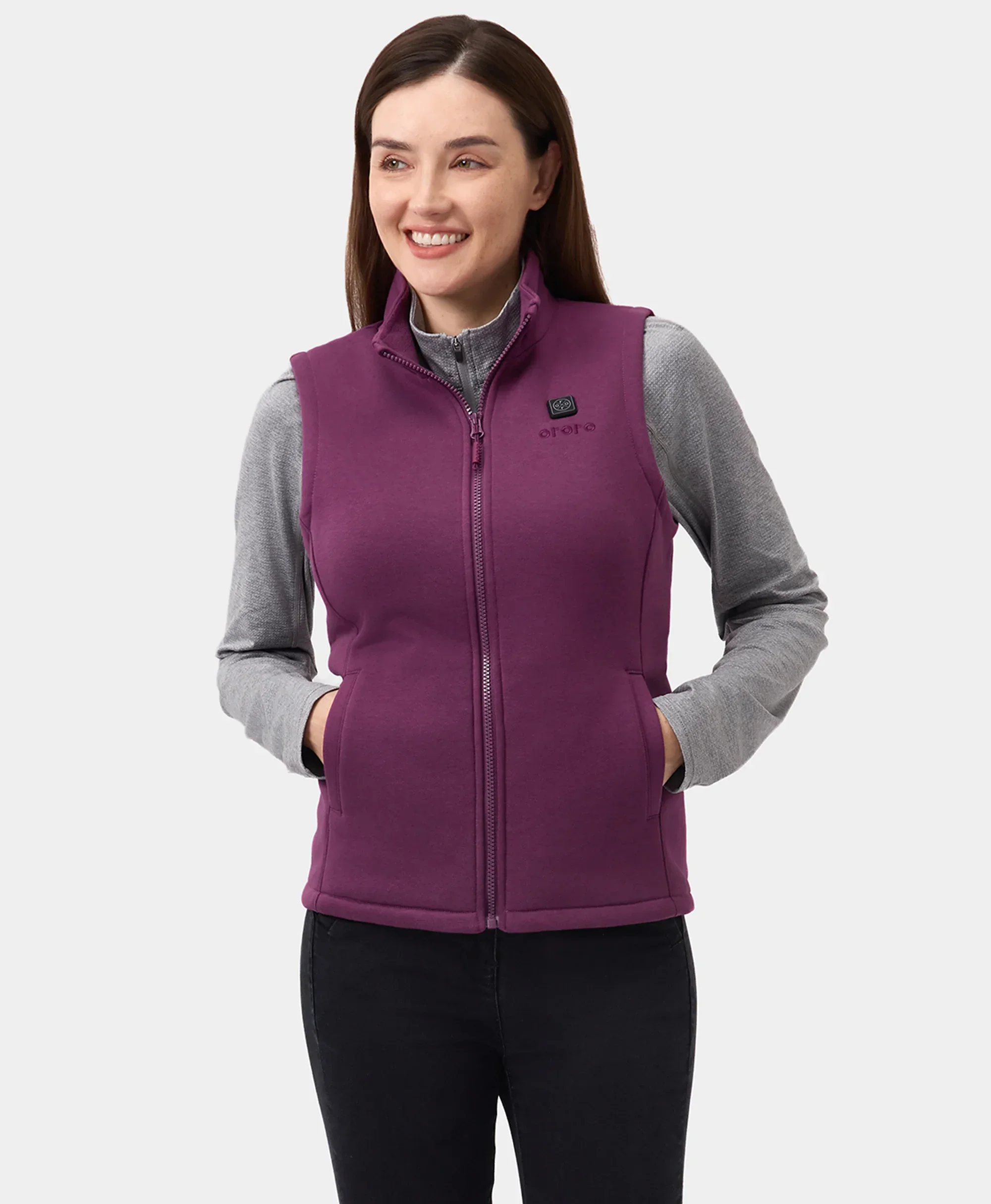 (Open-box) Women's Heated Fleece Vest (Battery Set Not Included) - Image 35