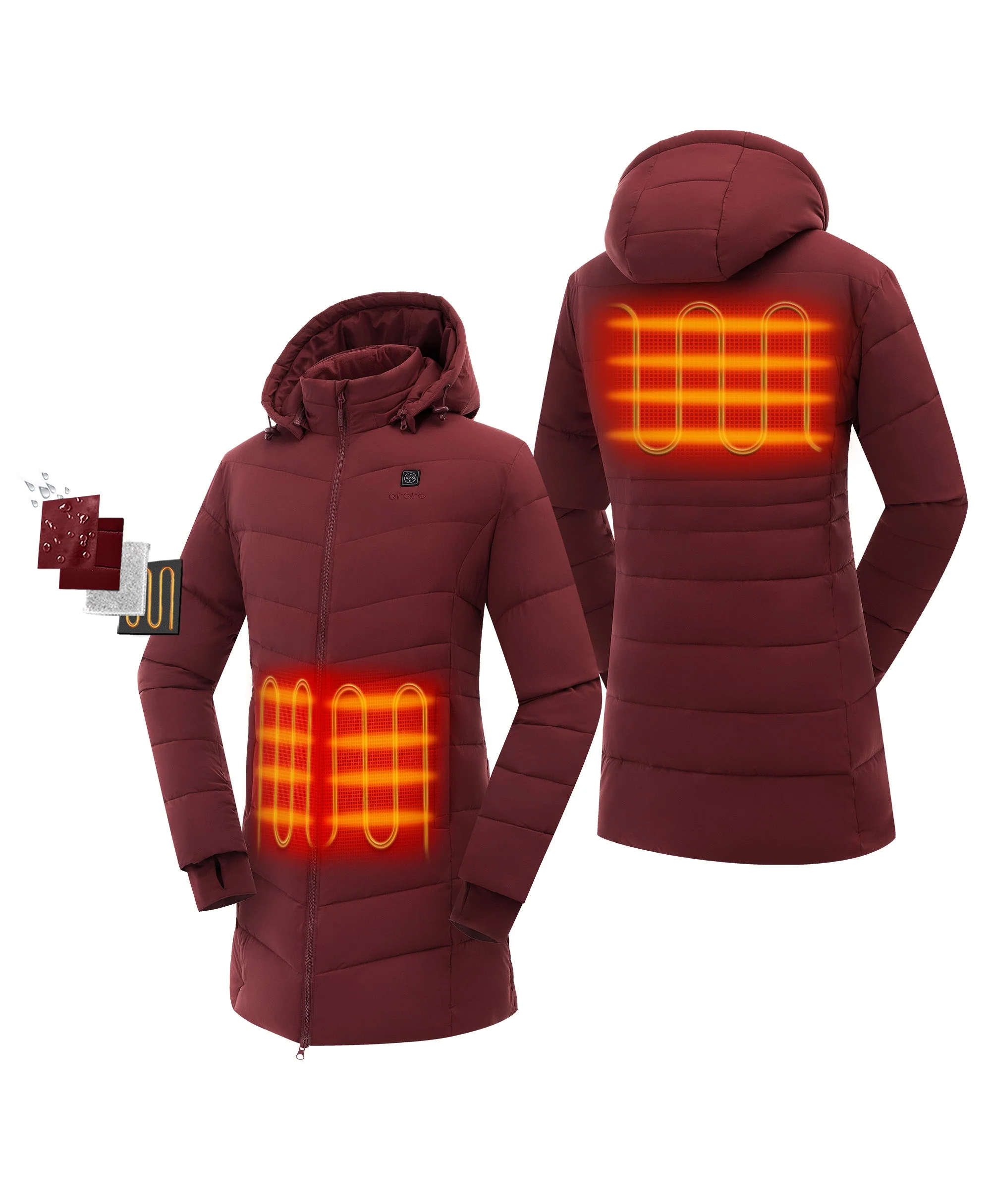 Women's Heated Puffer Parka Jacket (Final Sale) - Image 39