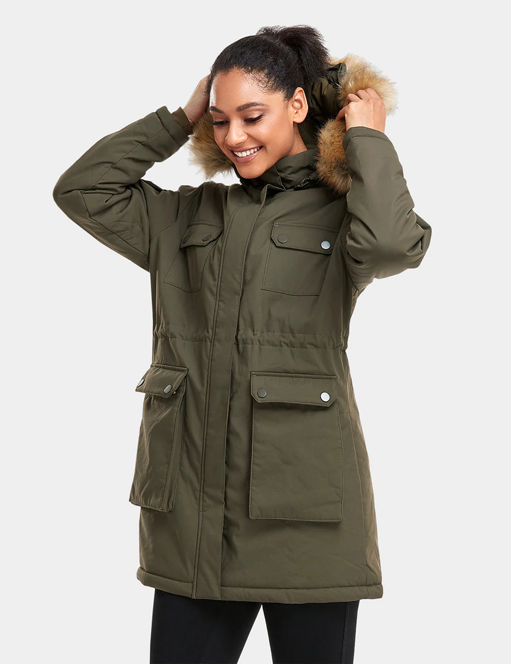 Women's Heated Thermolite® Parka (4 Heating Zones) (Apparel Only) - Image 17
