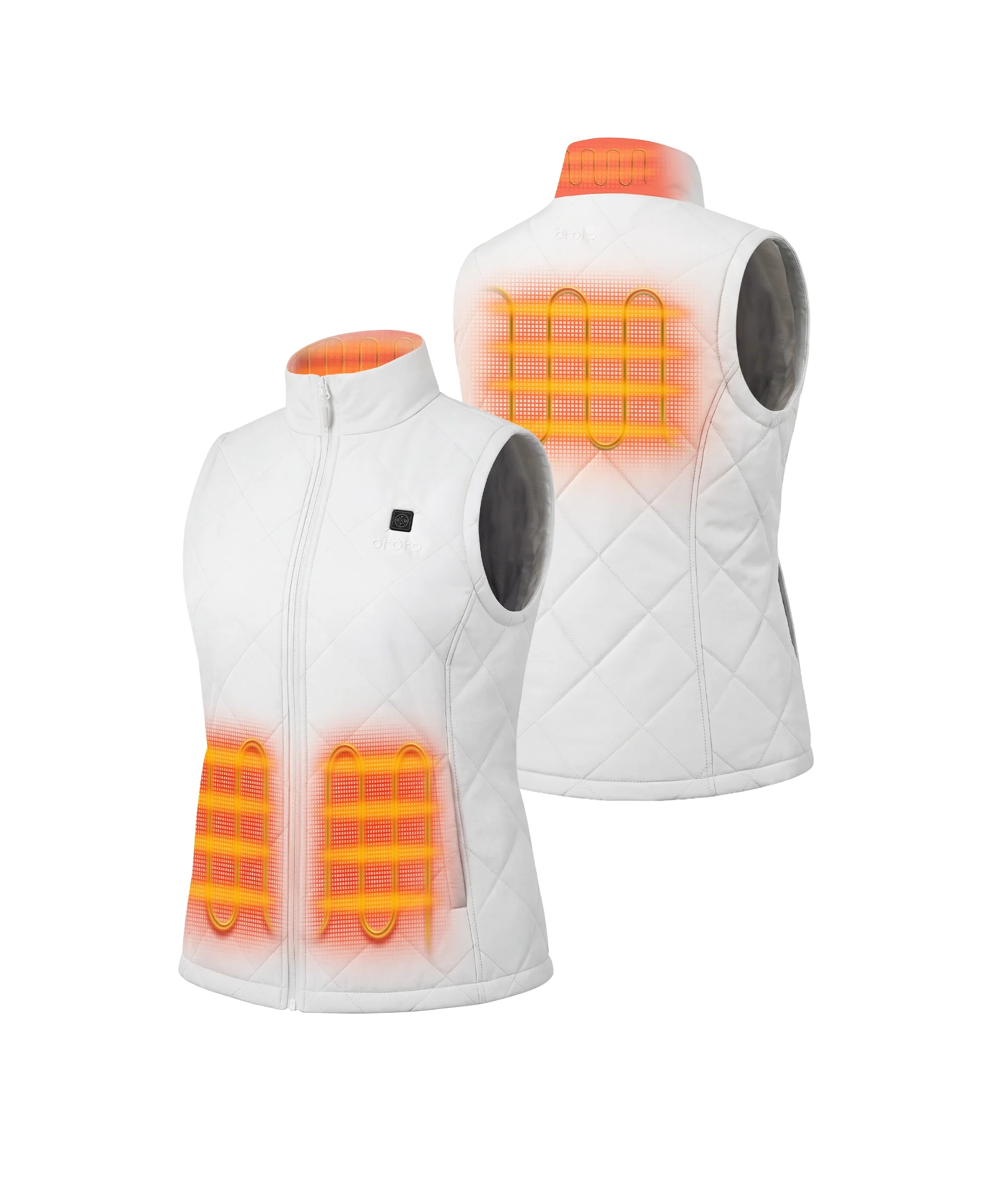 Women's Heated Quilted Vest - New Colors - Image 13